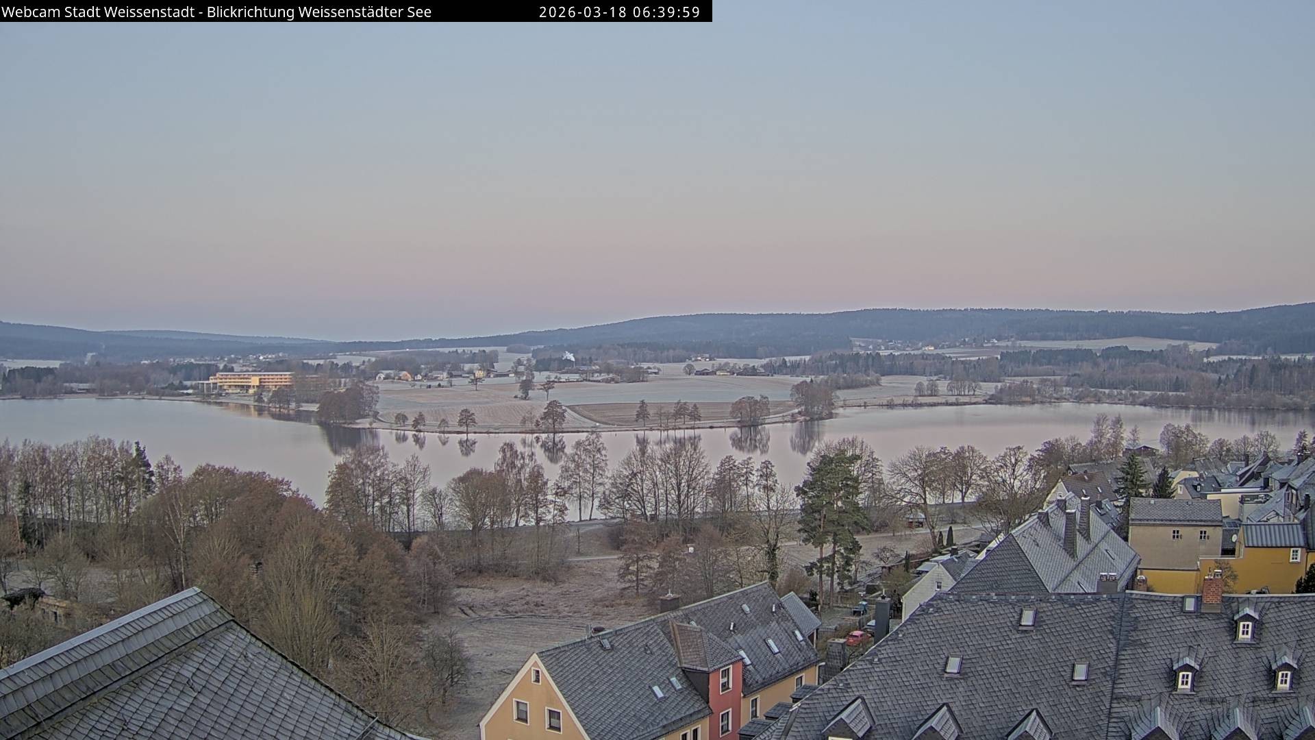 Archiv Foto Webcam Blick auf den Weißenstädter See