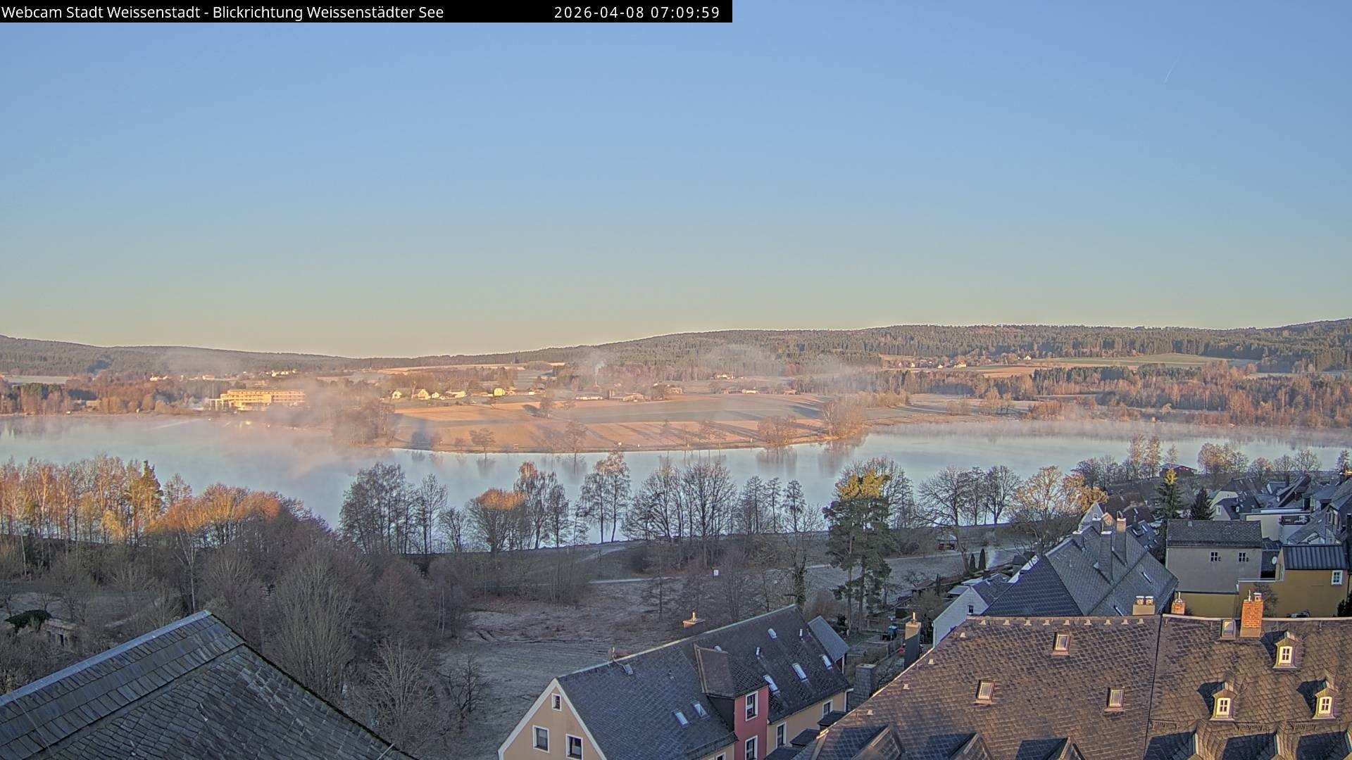 Archiv Foto Webcam Blick auf den Weißenstädter See