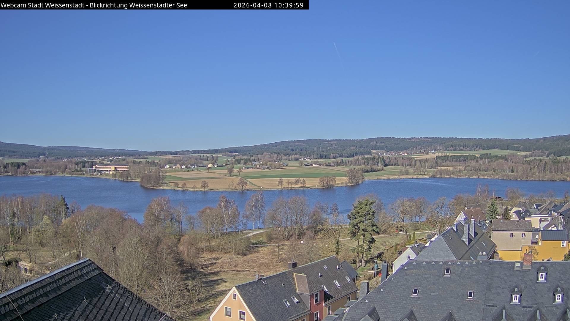 Archiv Foto Webcam Blick auf den Weißenstädter See