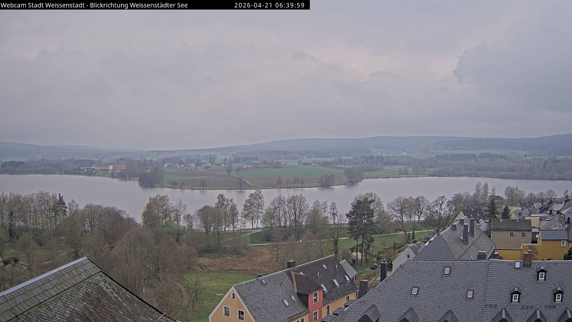 Archiv Foto Webcam Blick auf den Weißenstädter See