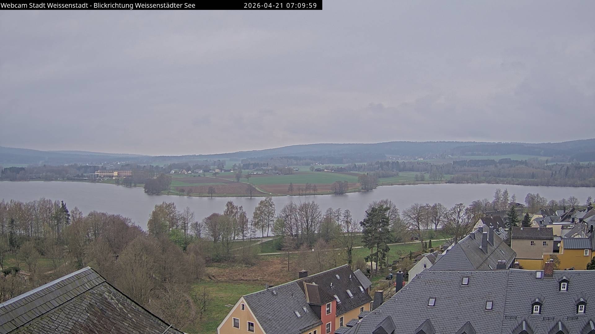Archiv Foto Webcam Blick auf den Weißenstädter See