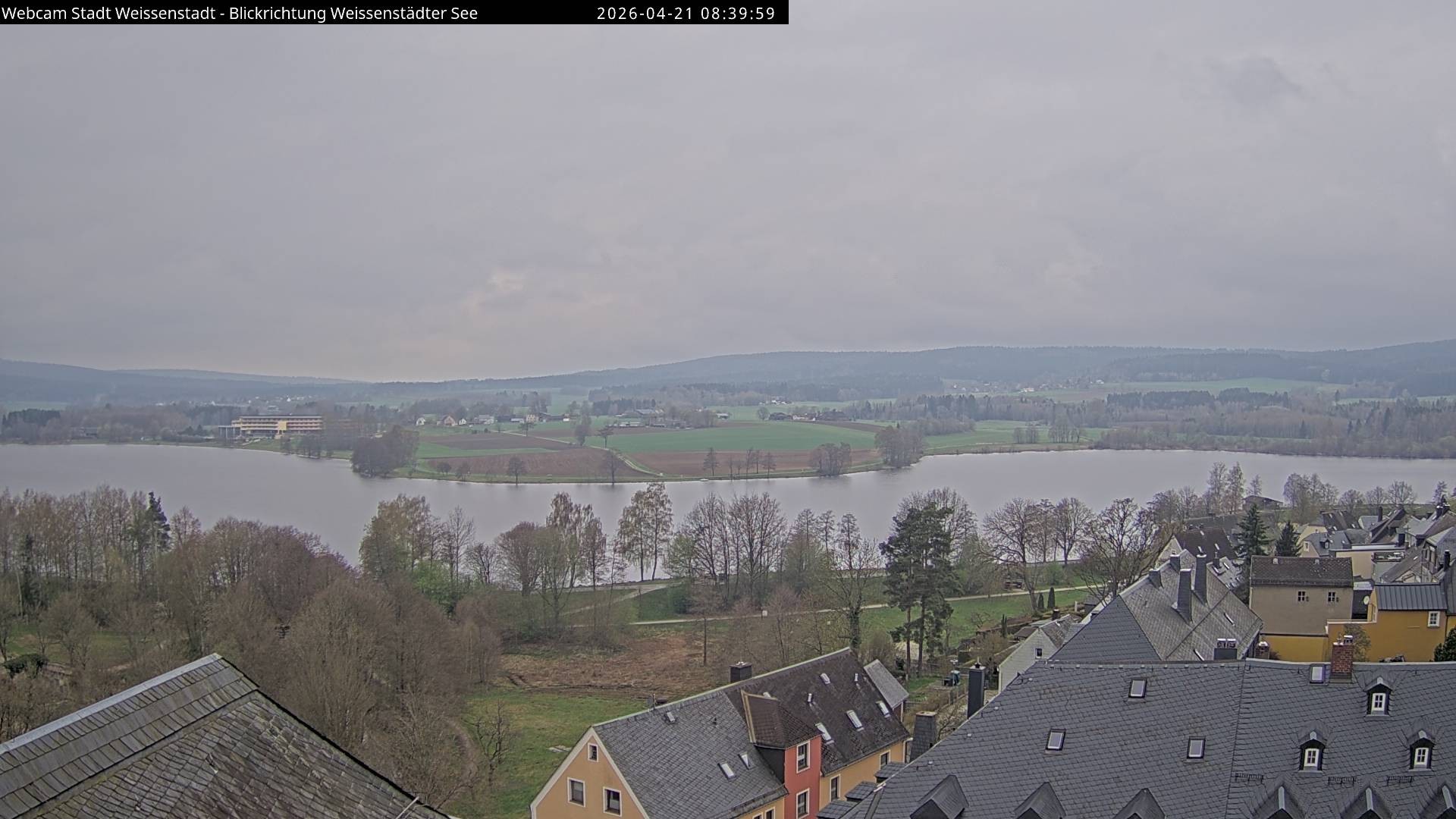 Archiv Foto Webcam Blick auf den Weißenstädter See