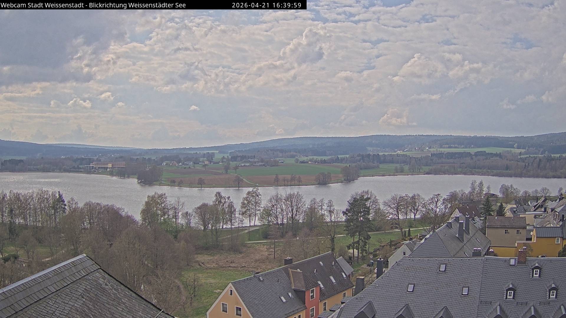 Archiv Foto Webcam Blick auf den Weißenstädter See