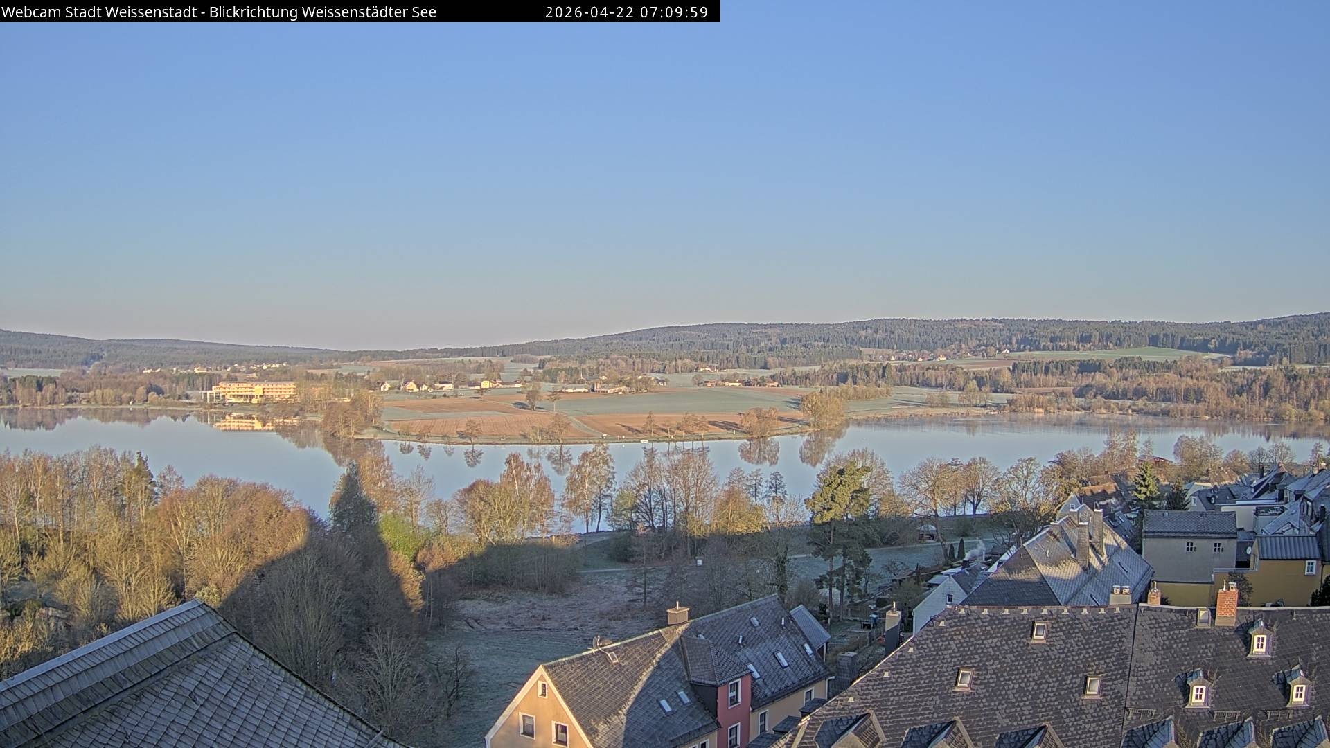 Archiv Foto Webcam Blick auf den Weißenstädter See