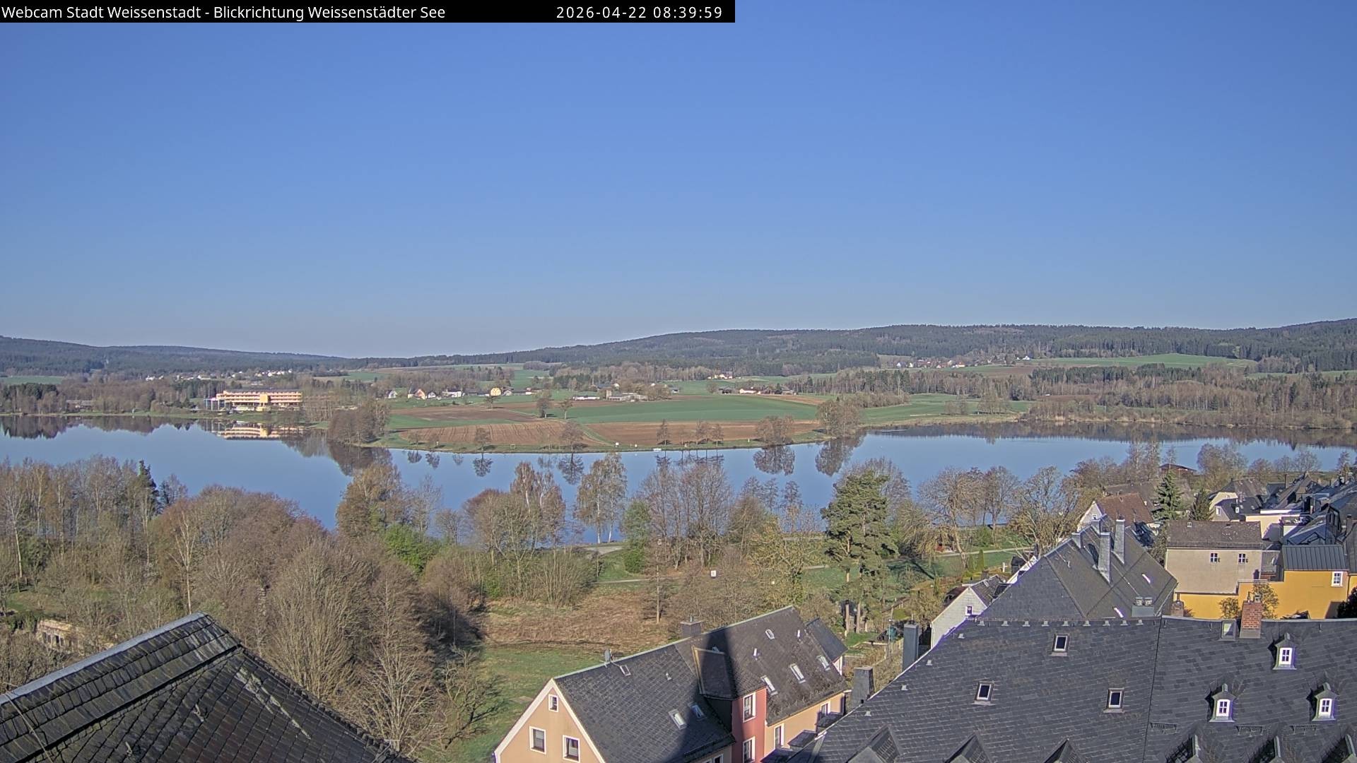 Archiv Foto Webcam Blick auf den Weißenstädter See