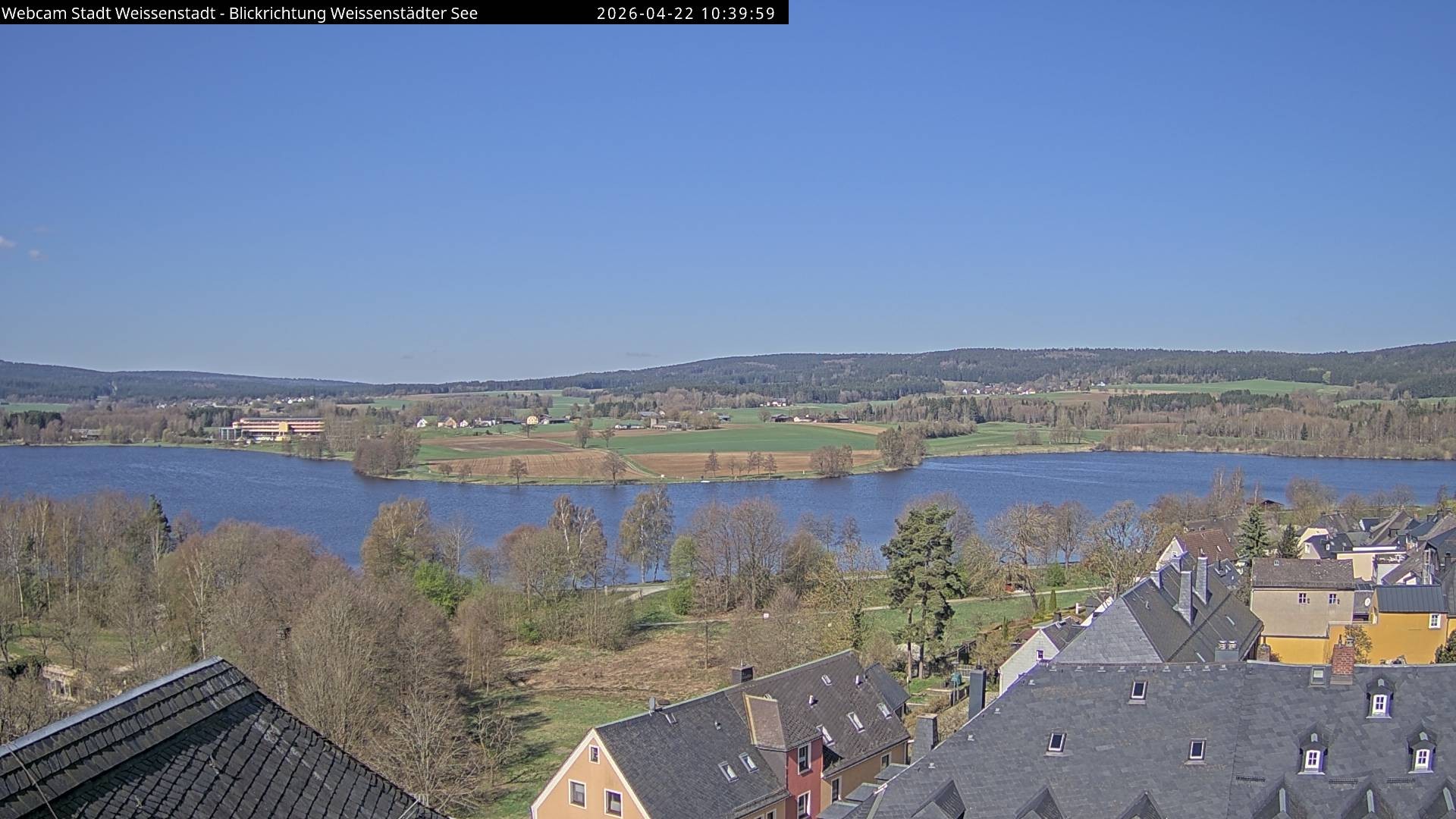 Archiv Foto Webcam Blick auf den Weißenstädter See