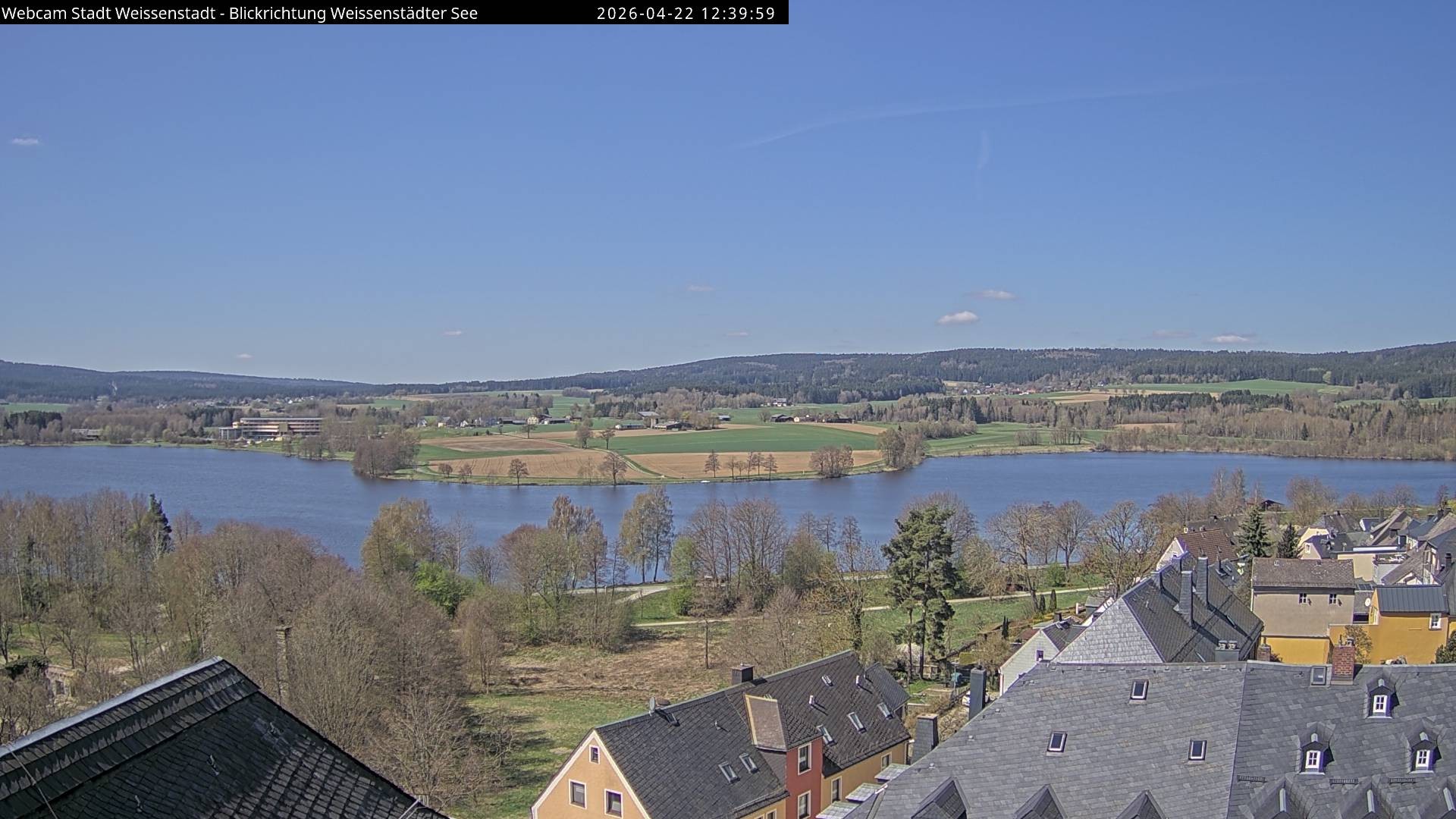 Archiv Foto Webcam Blick auf den Weißenstädter See