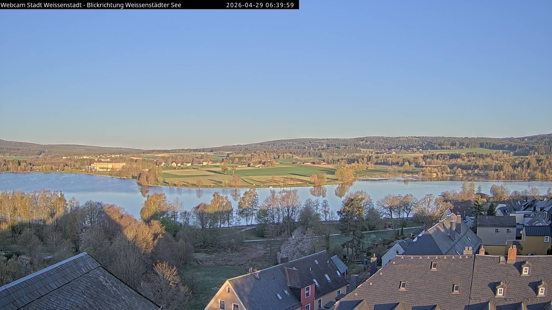 Archiv Foto Webcam Blick auf den Weißenstädter See