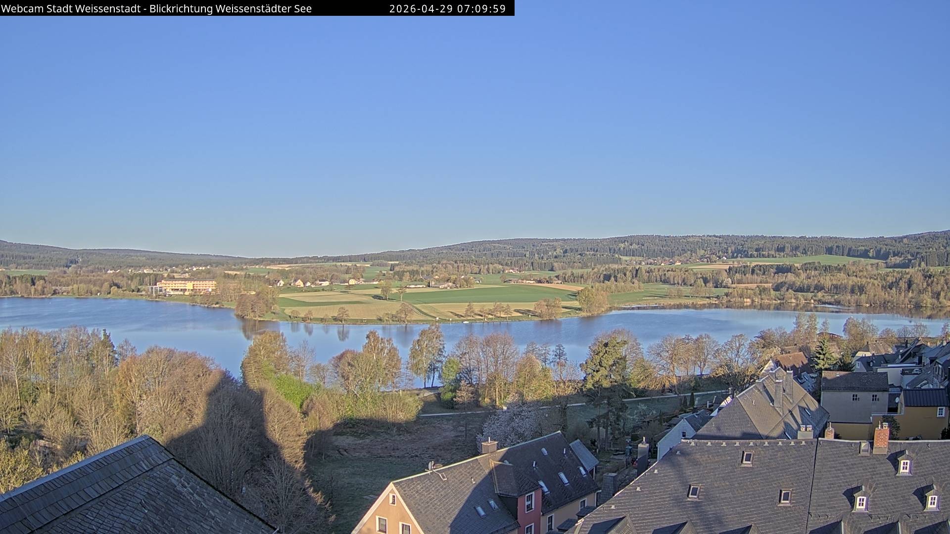 Archiv Foto Webcam Blick auf den Weißenstädter See