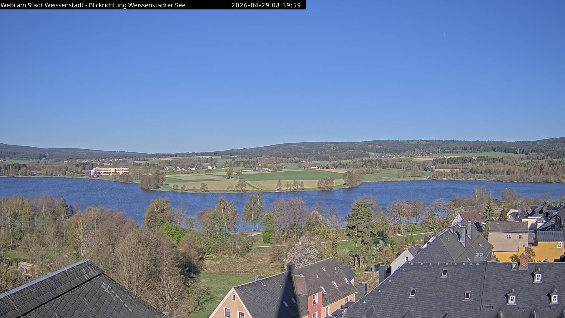 Archiv Foto Webcam Blick auf den Weißenstädter See