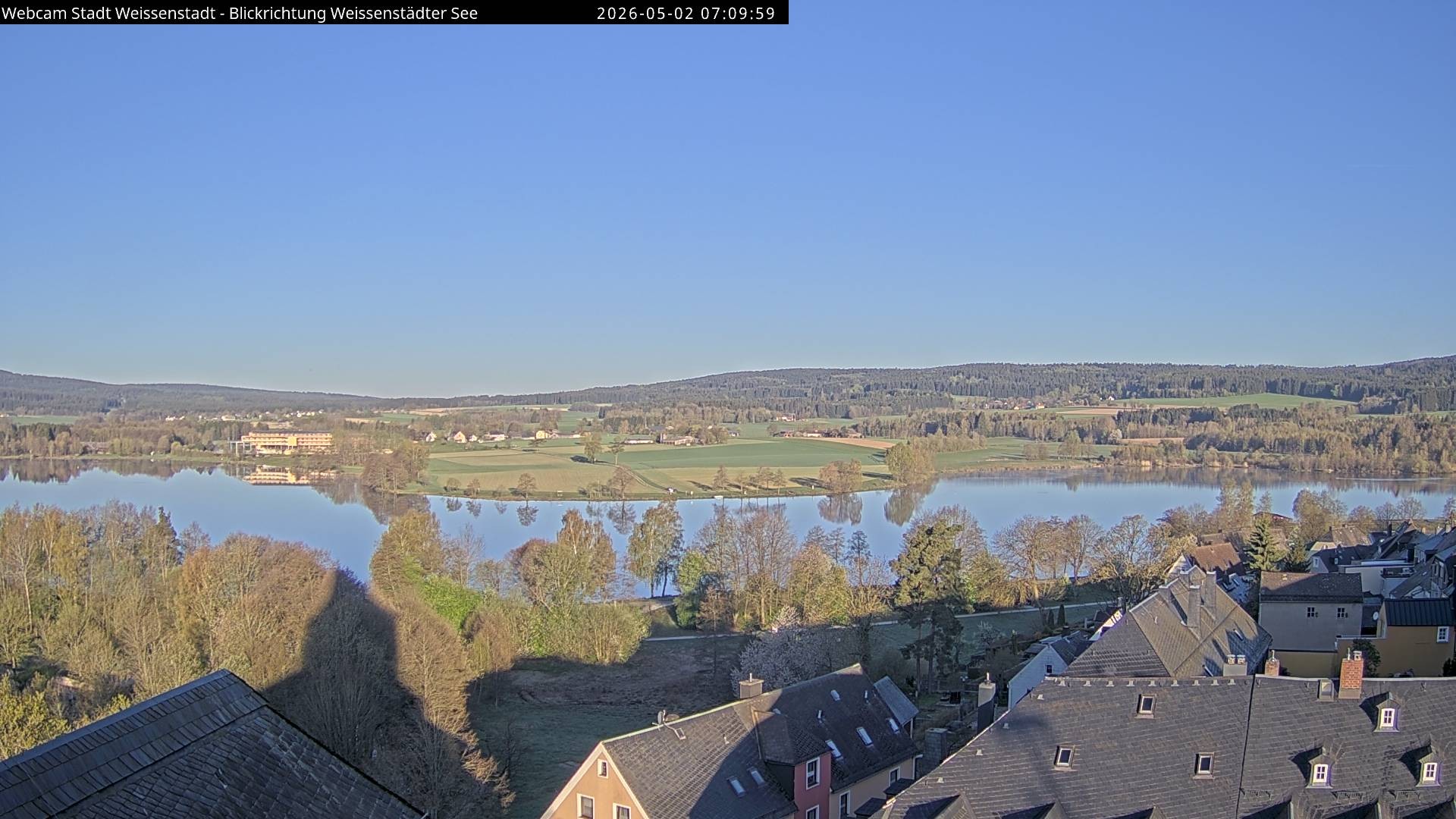 Archiv Foto Webcam Blick auf den Weißenstädter See