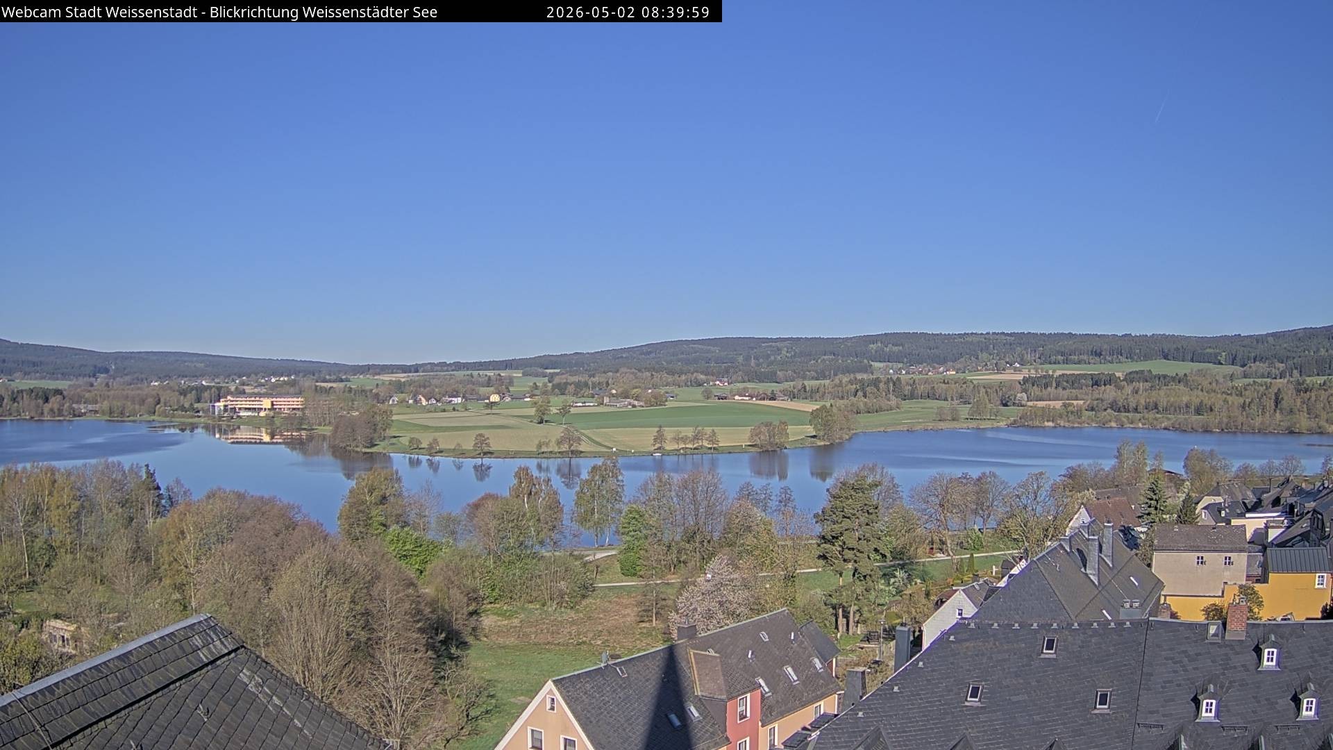 Archiv Foto Webcam Blick auf den Weißenstädter See