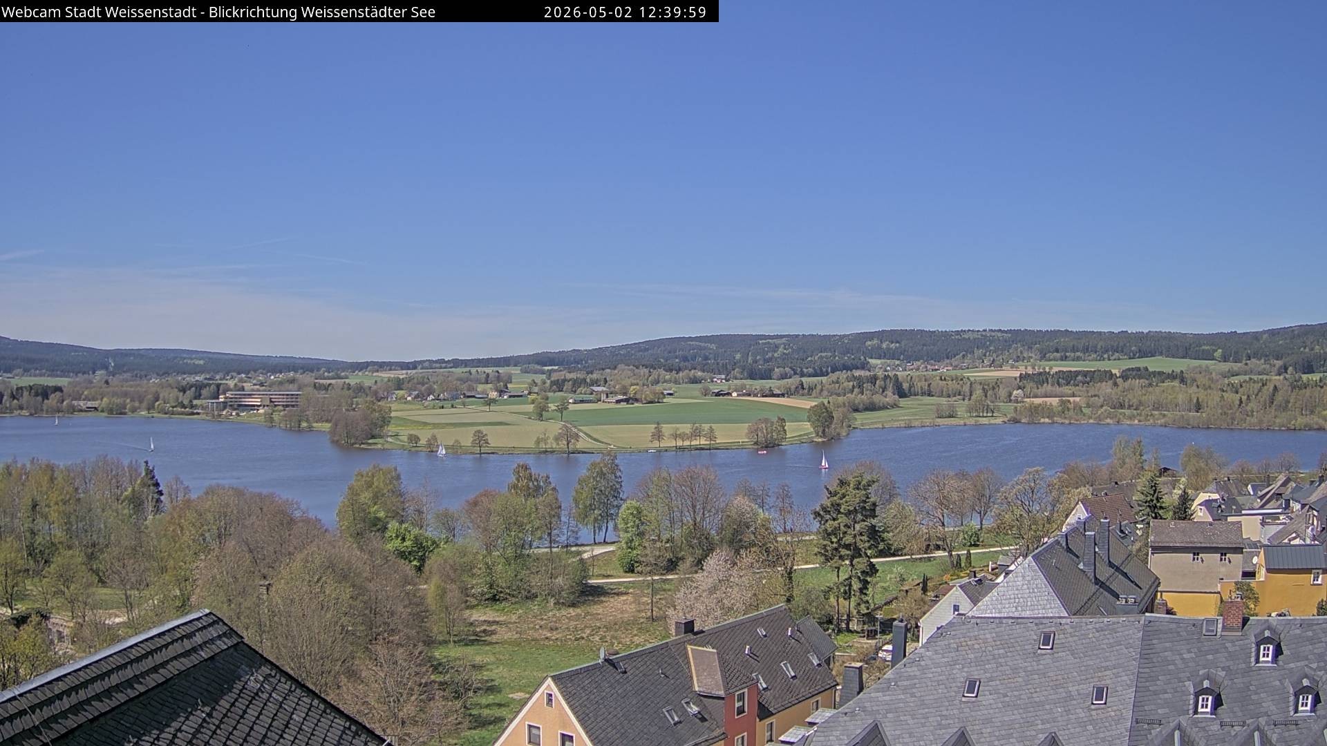 Archiv Foto Webcam Blick auf den Weißenstädter See
