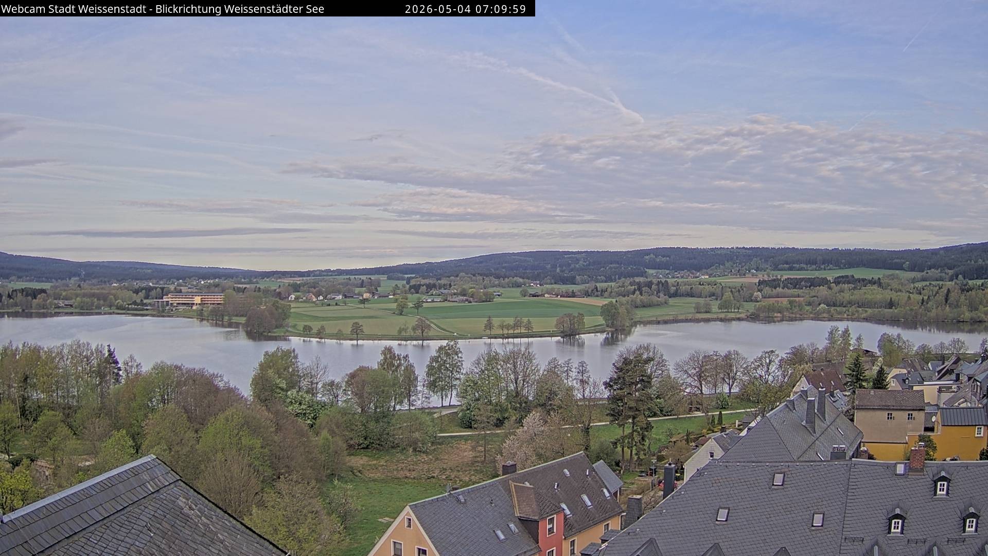 Archiv Foto Webcam Blick auf den Weißenstädter See