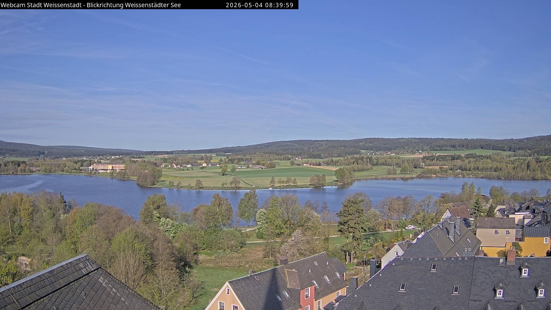 Archiv Foto Webcam Blick auf den Weißenstädter See