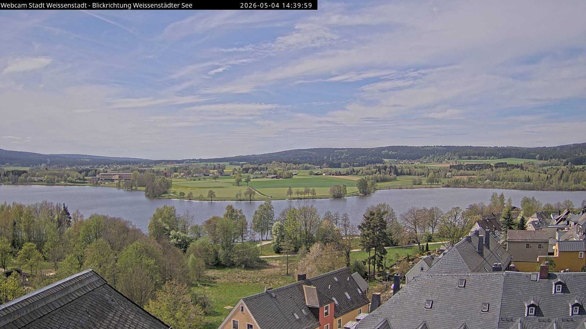 Archiv Foto Webcam Blick auf den Weißenstädter See