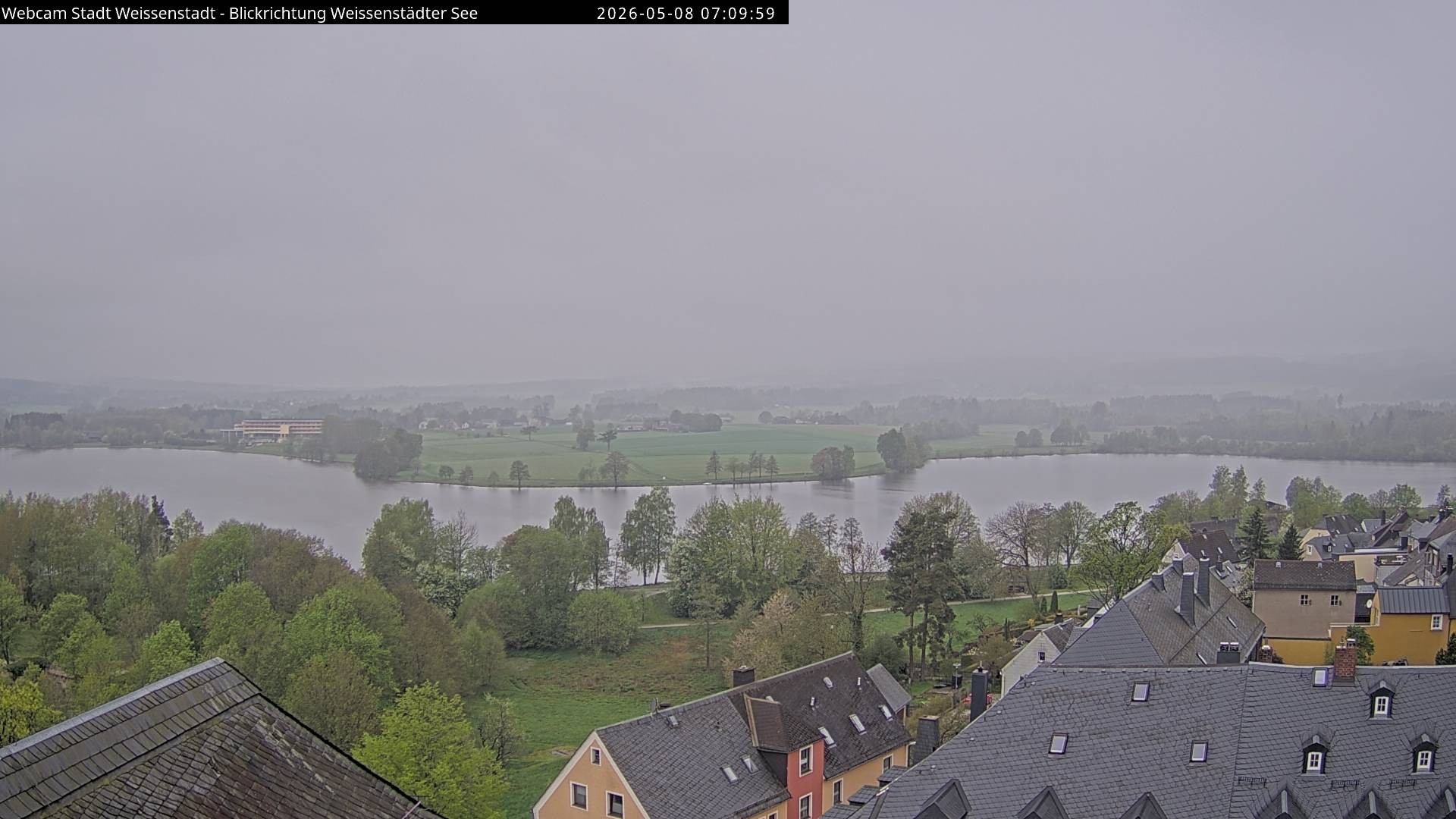 Archiv Foto Webcam Blick auf den Weißenstädter See