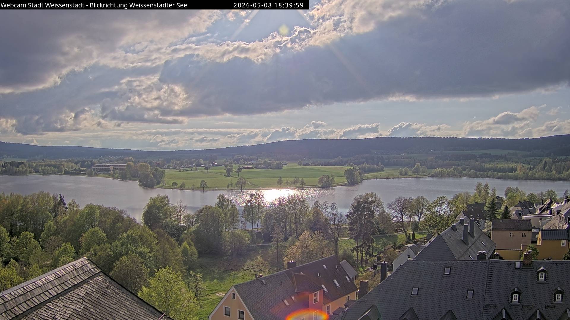 Archiv Foto Webcam Blick auf den Weißenstädter See