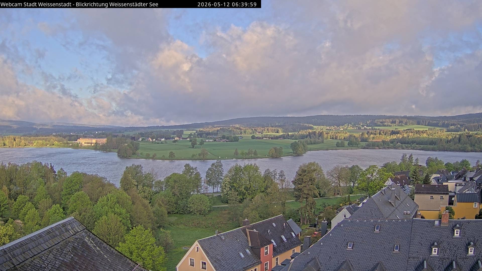 Archiv Foto Webcam Blick auf den Weißenstädter See
