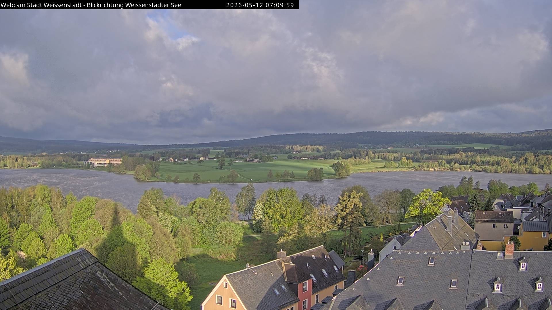Archiv Foto Webcam Blick auf den Weißenstädter See