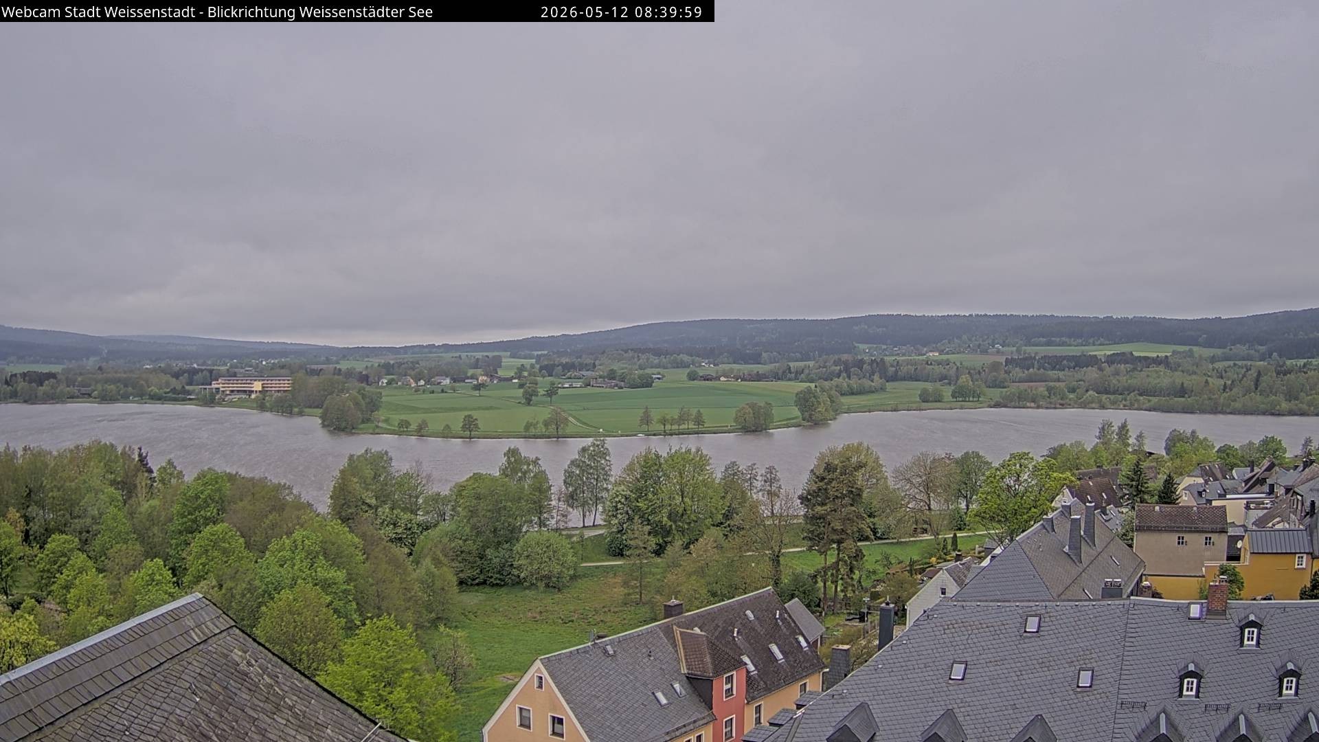 Archiv Foto Webcam Blick auf den Weißenstädter See