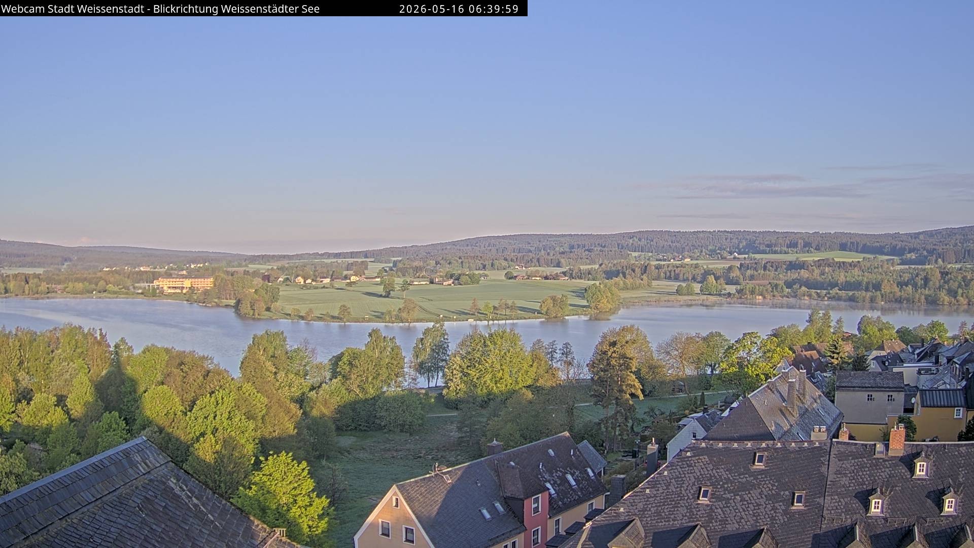 Archiv Foto Webcam Blick auf den Weißenstädter See