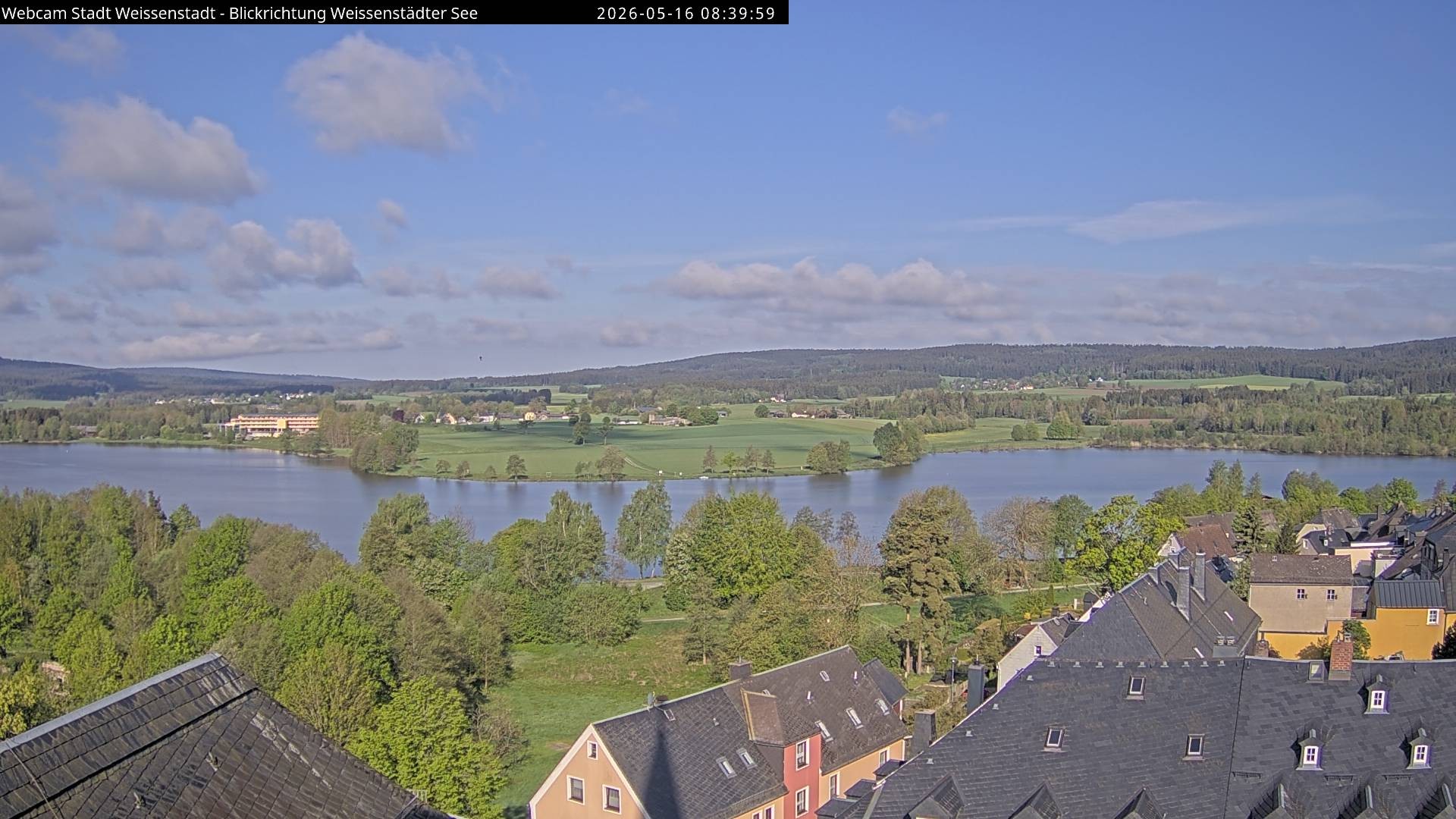 Archiv Foto Webcam Blick auf den Weißenstädter See
