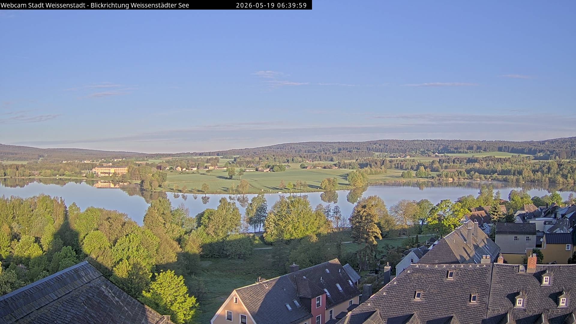 Archiv Foto Webcam Blick auf den Weißenstädter See