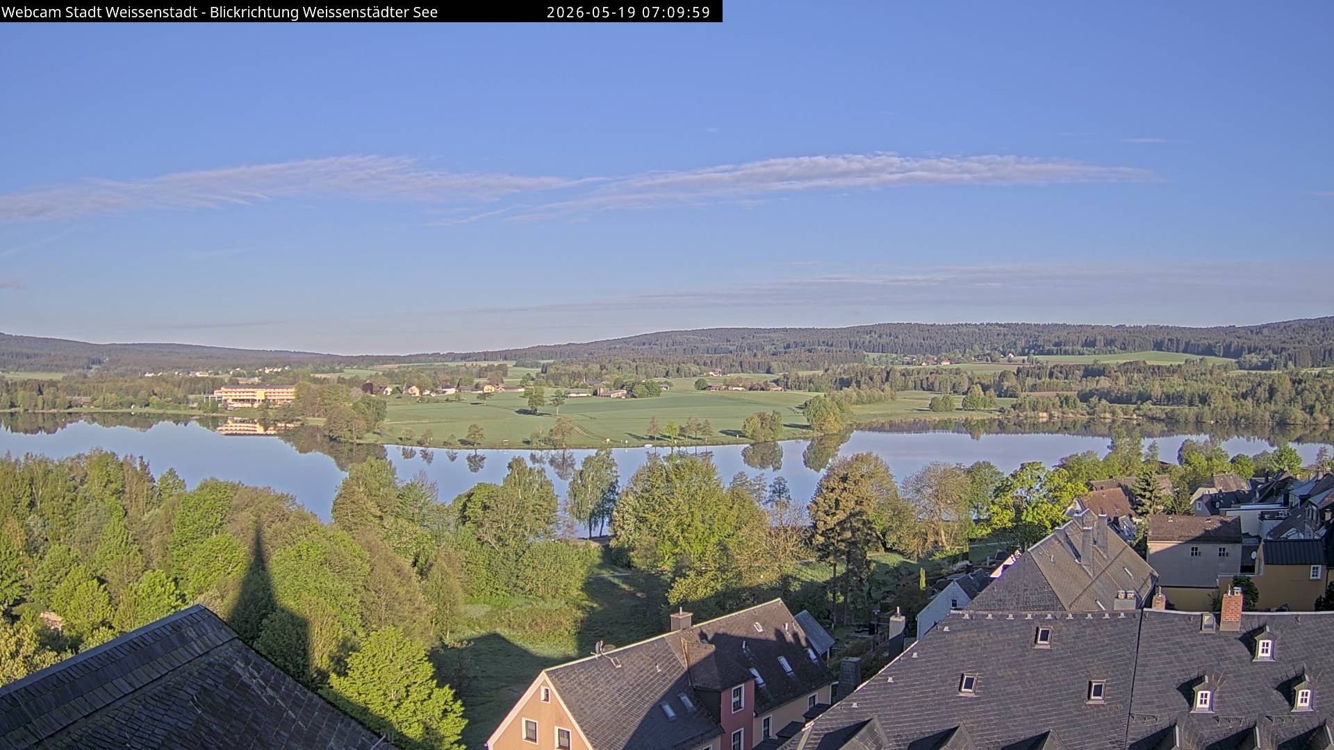 Archiv Foto Webcam Blick auf den Weißenstädter See