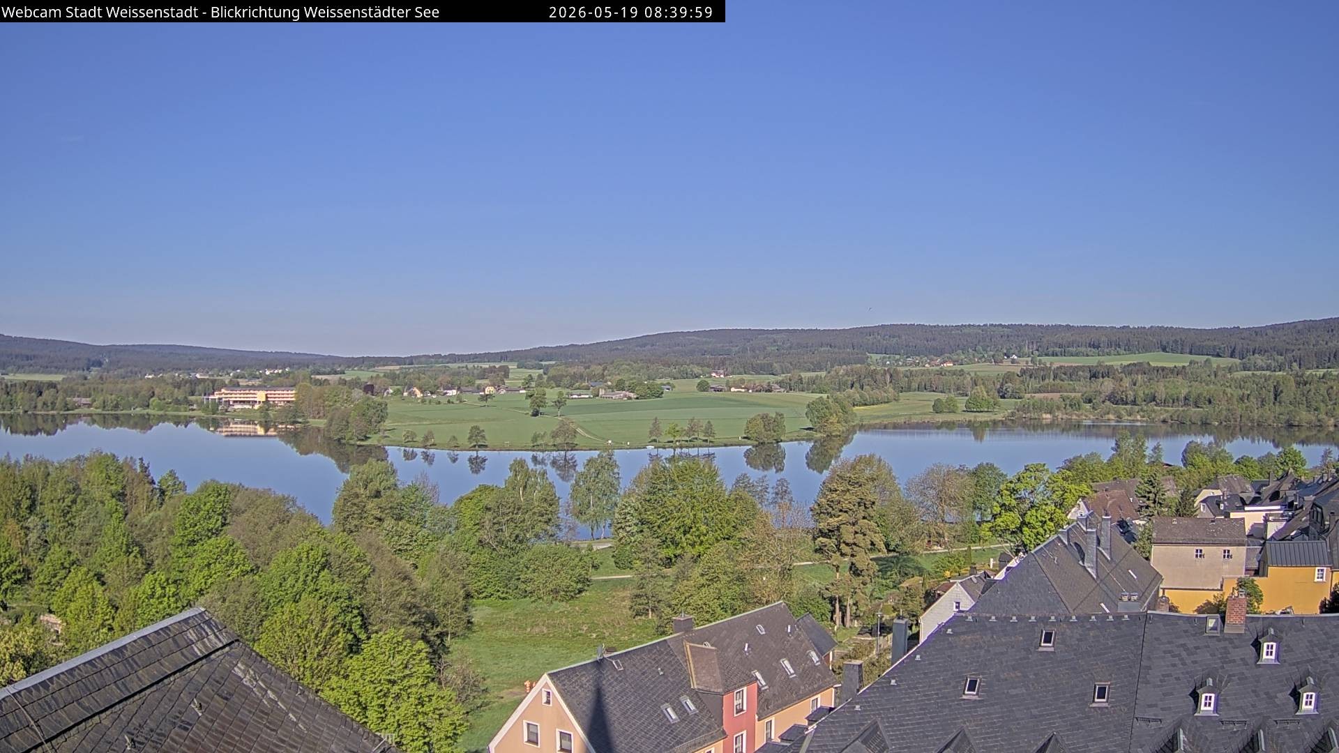 Archiv Foto Webcam Blick auf den Weißenstädter See