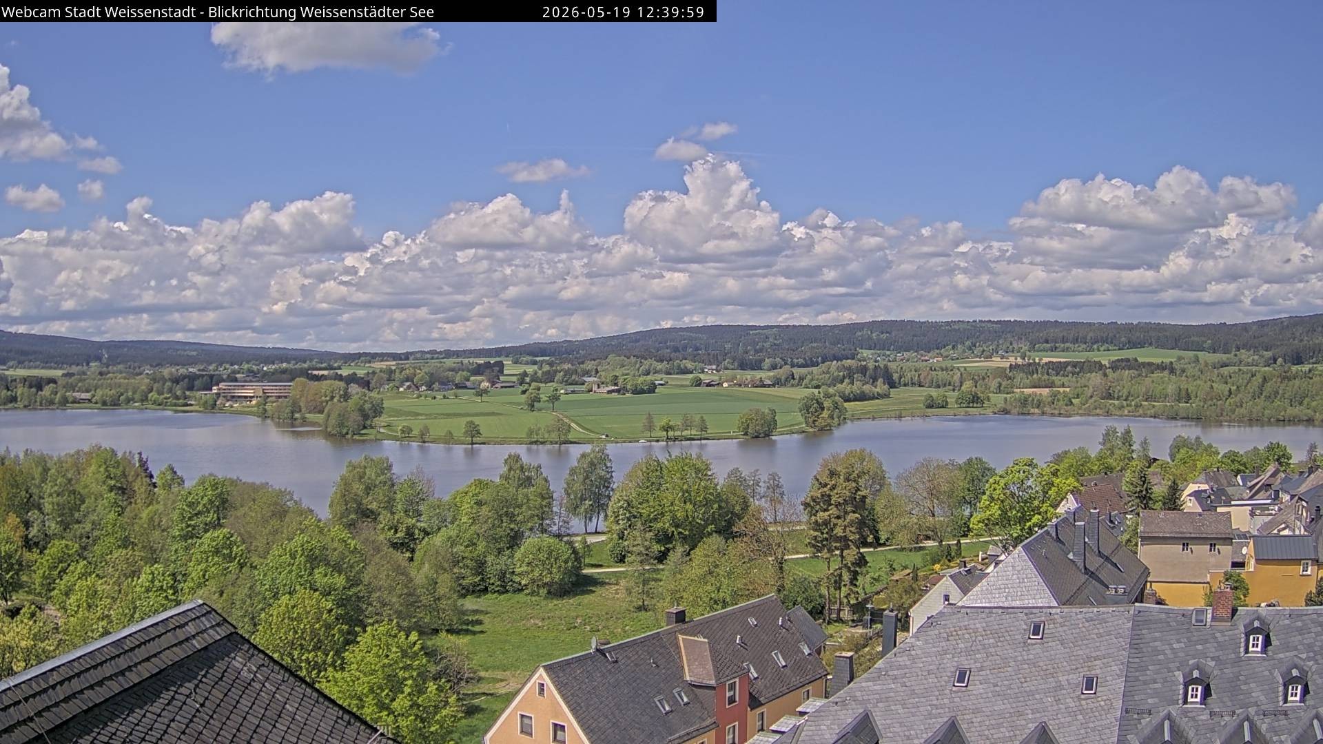 Archiv Foto Webcam Blick auf den Weißenstädter See
