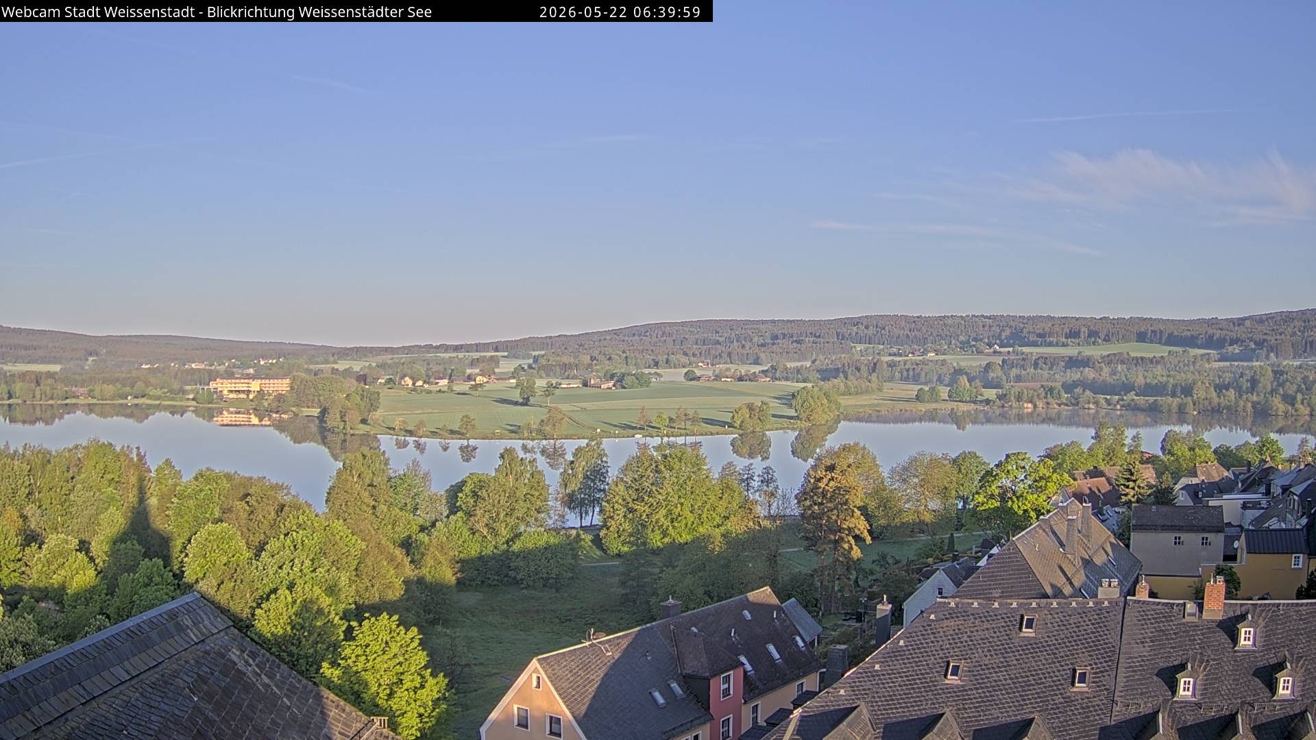 Archiv Foto Webcam Blick auf den Weißenstädter See