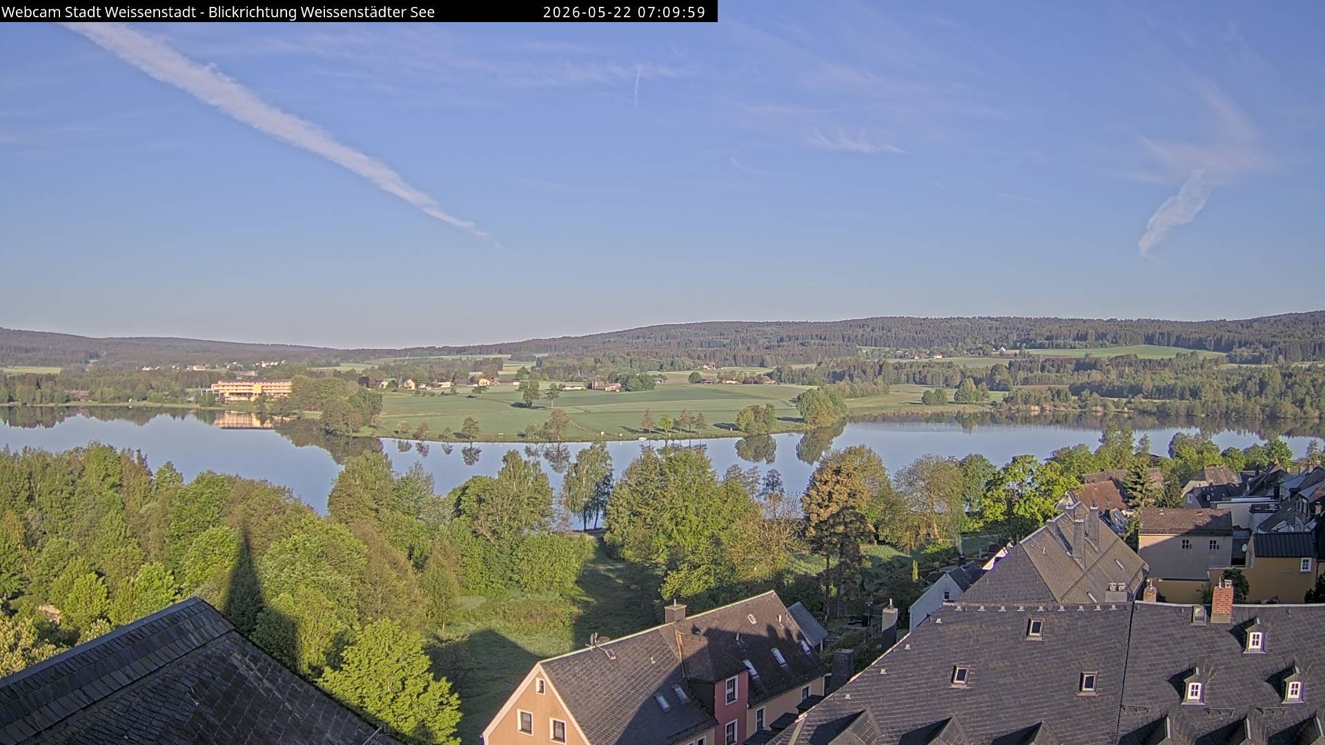 Archiv Foto Webcam Blick auf den Weißenstädter See