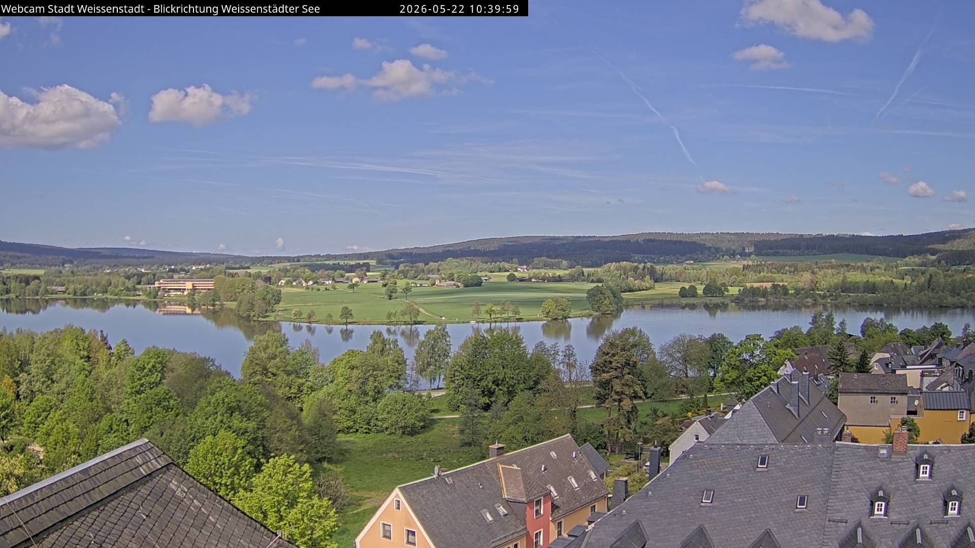 Archiv Foto Webcam Blick auf den Weißenstädter See