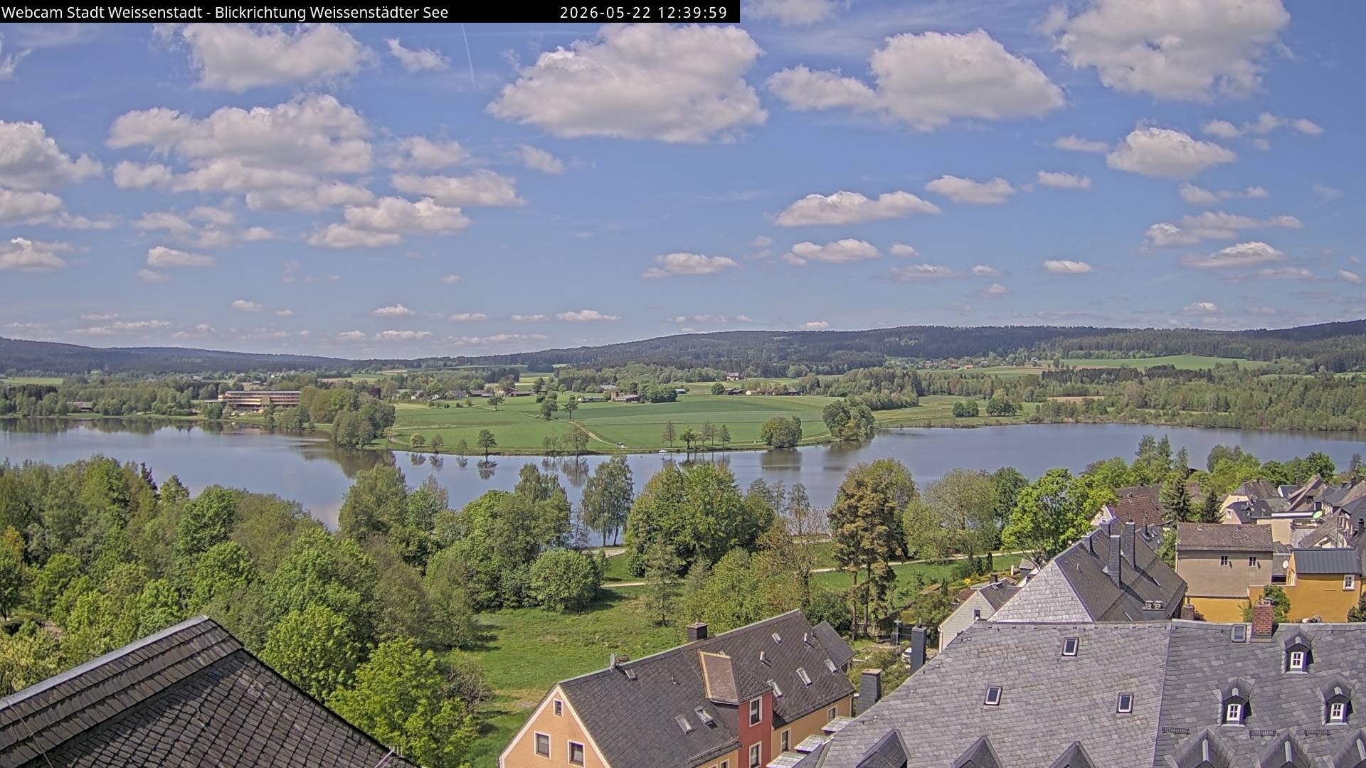 Archiv Foto Webcam Blick auf den Weißenstädter See
