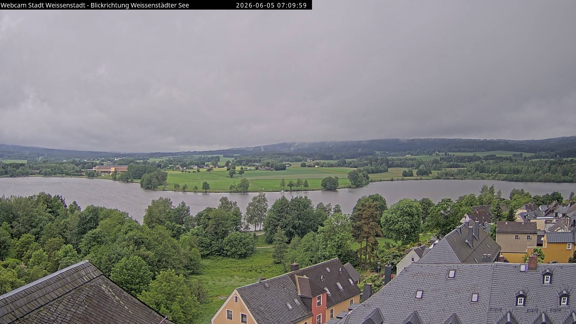 Archiv Foto Webcam Blick auf den Weißenstädter See