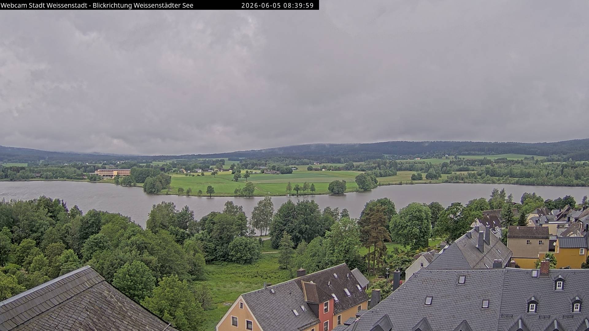Archiv Foto Webcam Blick auf den Weißenstädter See