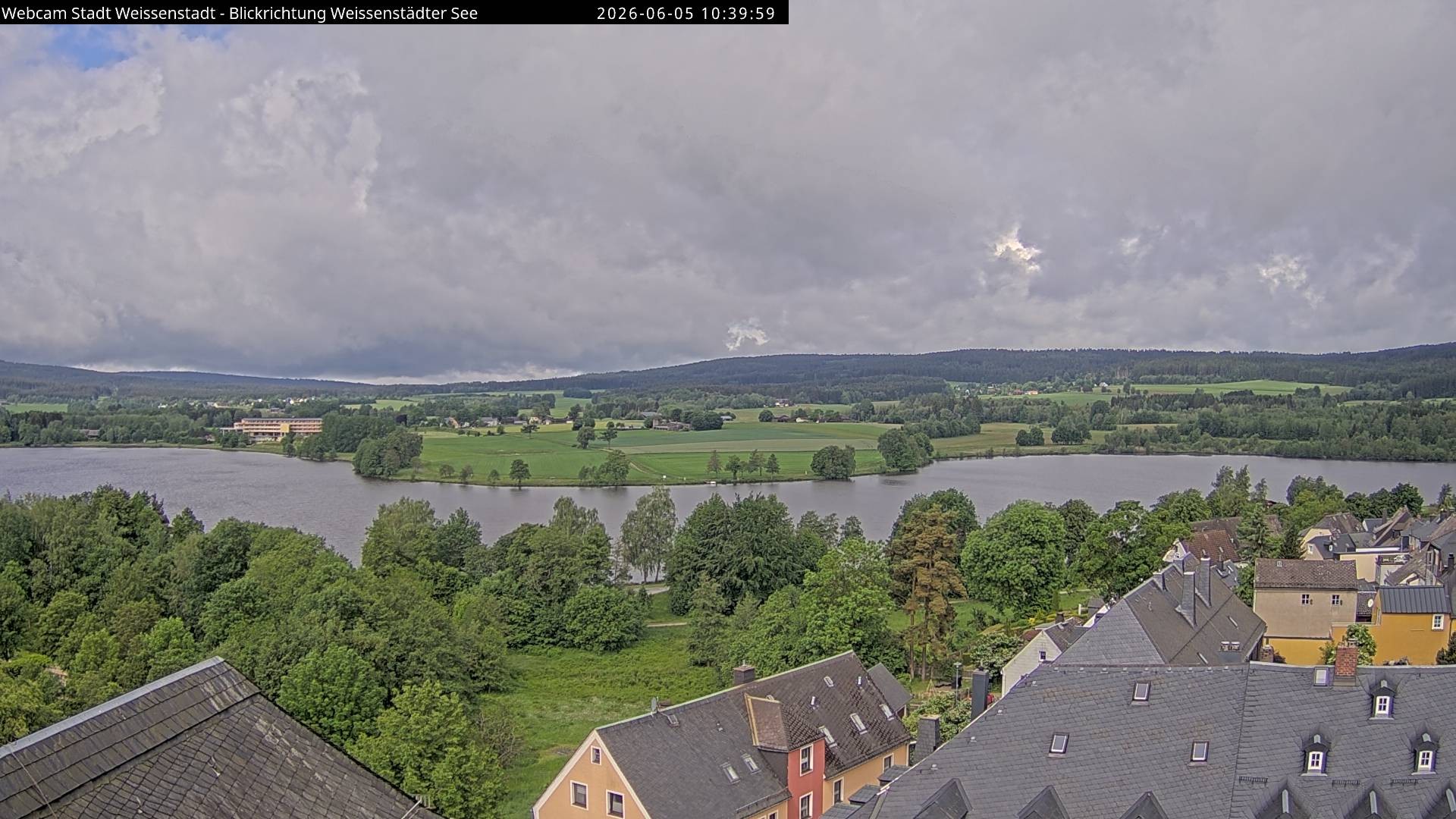 Archiv Foto Webcam Blick auf den Weißenstädter See