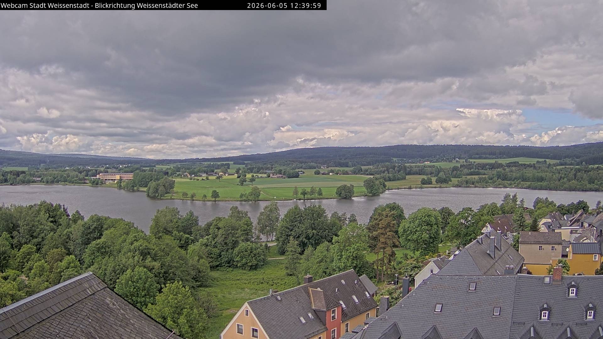 Archiv Foto Webcam Blick auf den Weißenstädter See
