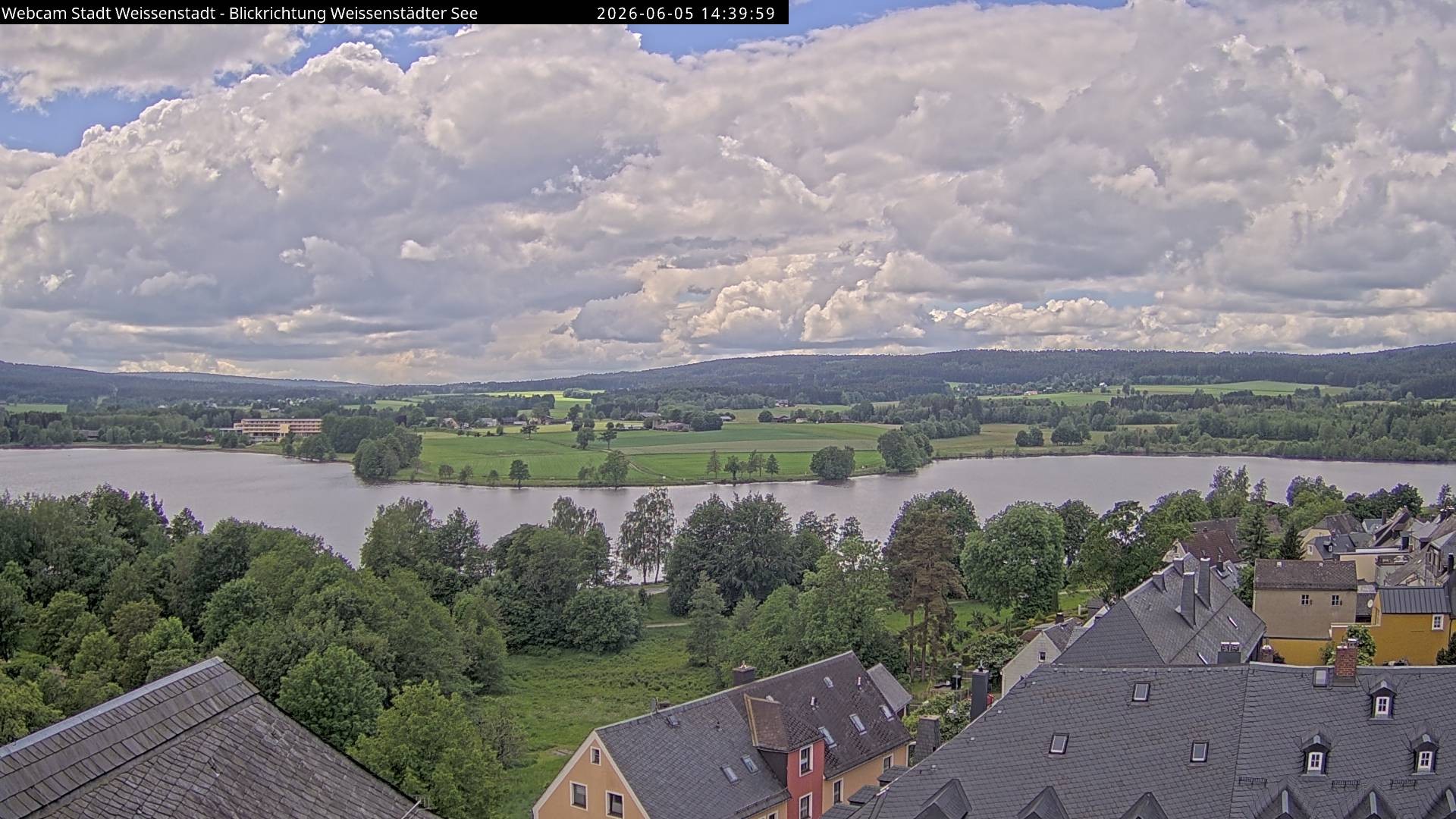 Archiv Foto Webcam Blick auf den Weißenstädter See