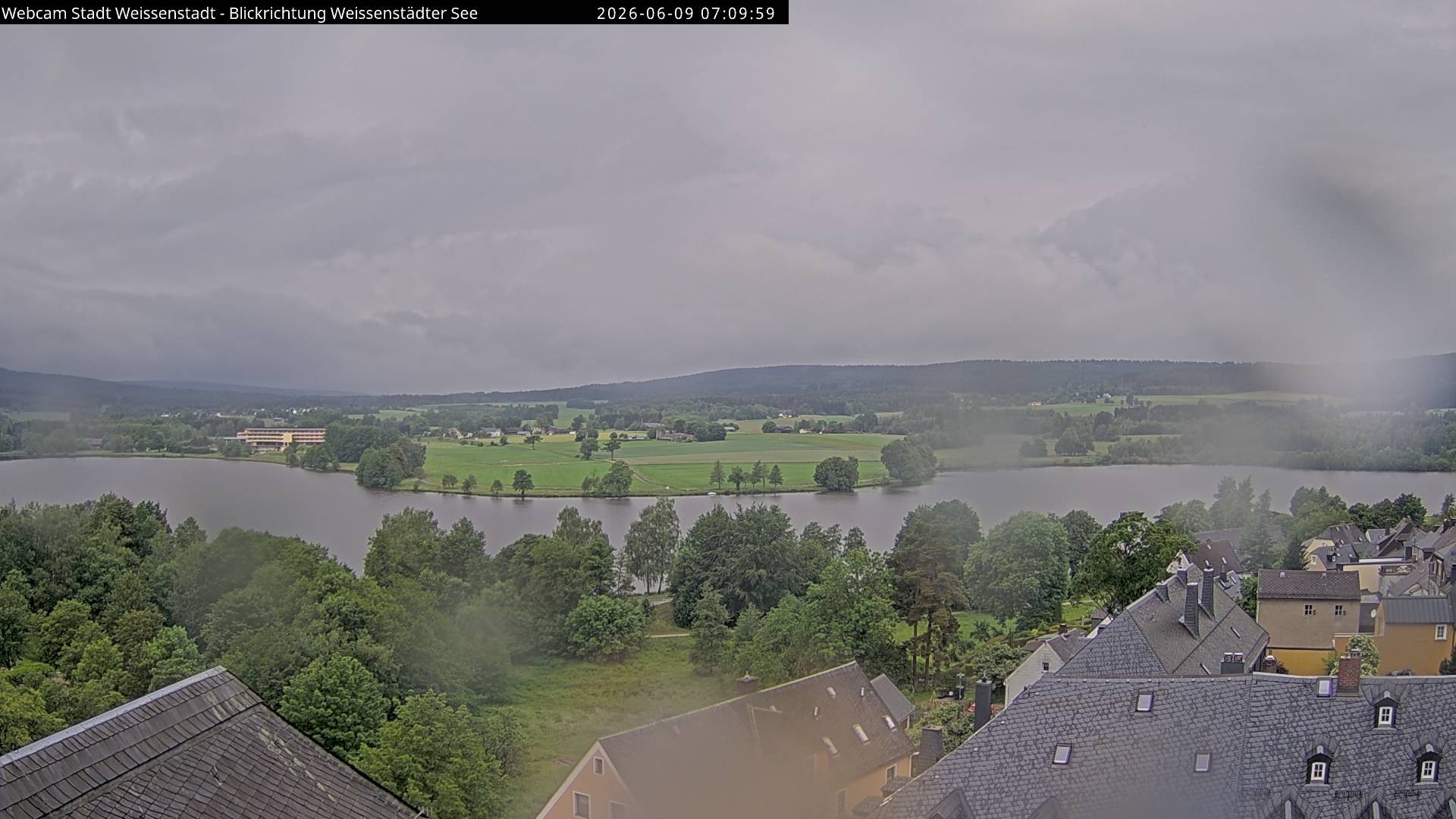 Archiv Foto Webcam Blick auf den Weißenstädter See