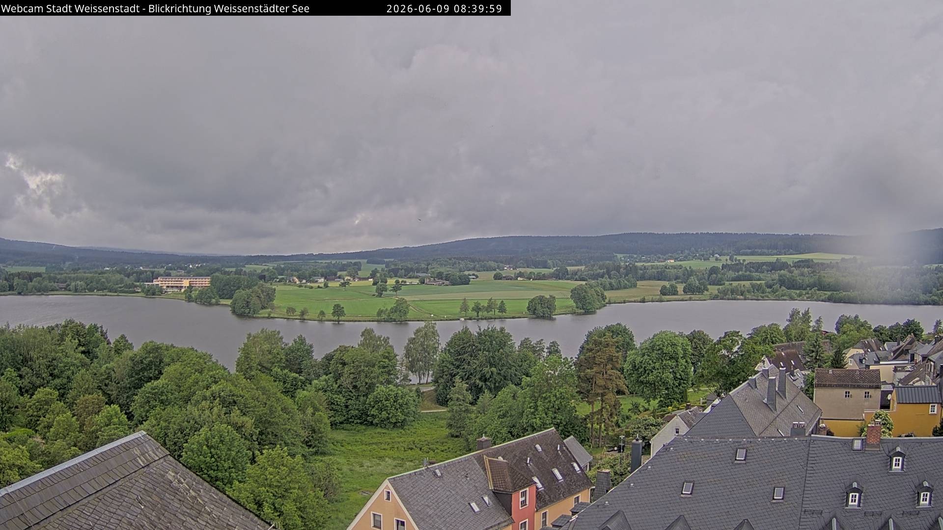 Archiv Foto Webcam Blick auf den Weißenstädter See