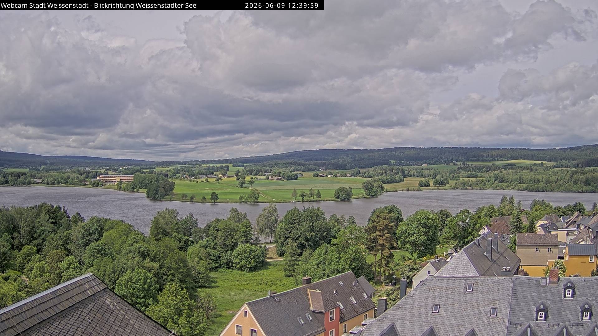 Archiv Foto Webcam Blick auf den Weißenstädter See