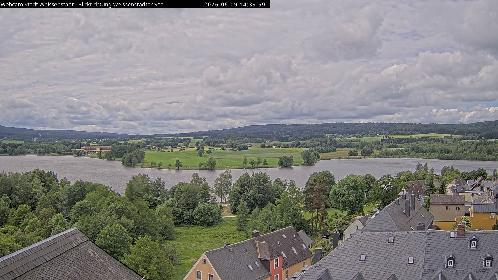 Archiv Foto Webcam Blick auf den Weißenstädter See