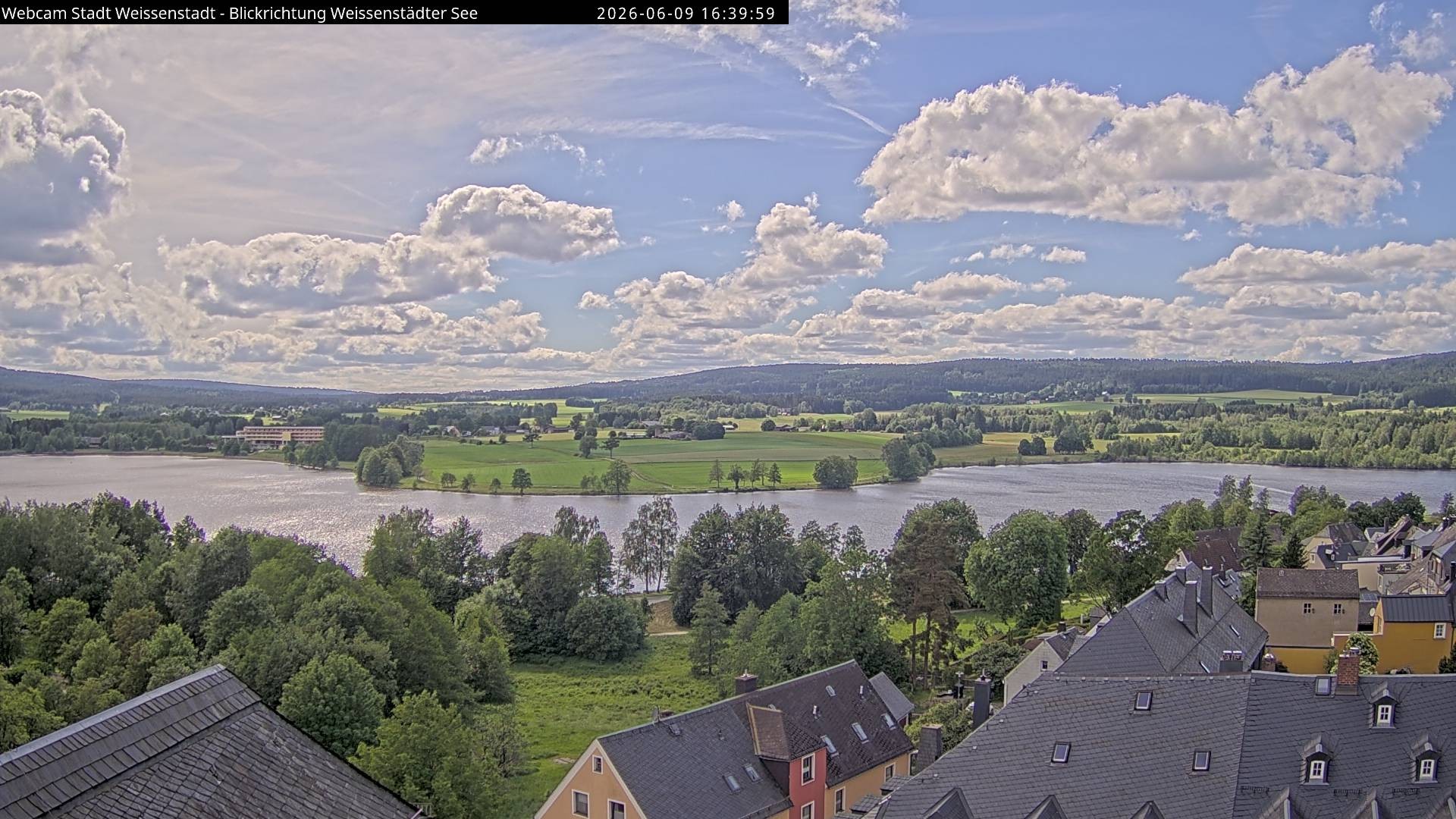 Archiv Foto Webcam Blick auf den Weißenstädter See