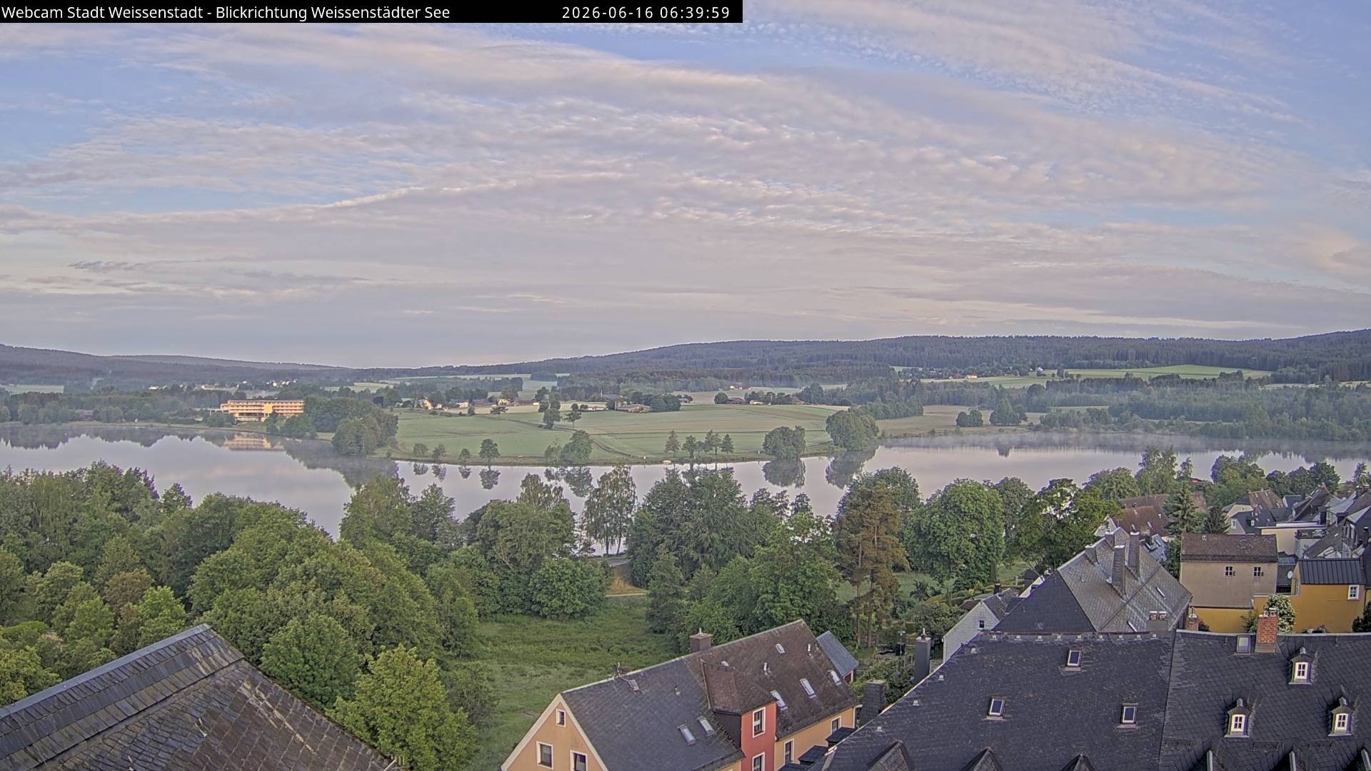 Archiv Foto Webcam Blick auf den Weißenstädter See