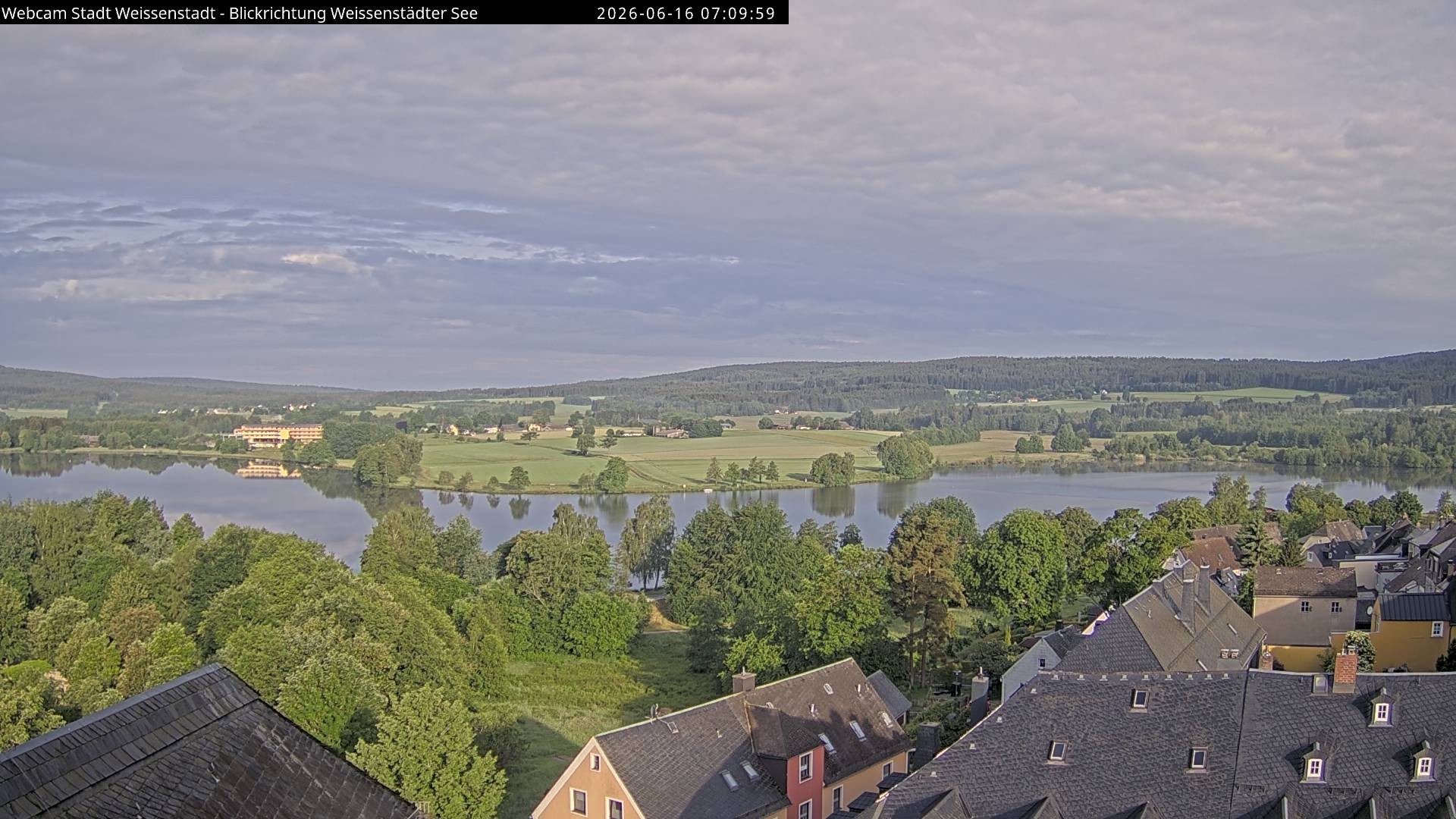 Archiv Foto Webcam Blick auf den Weißenstädter See