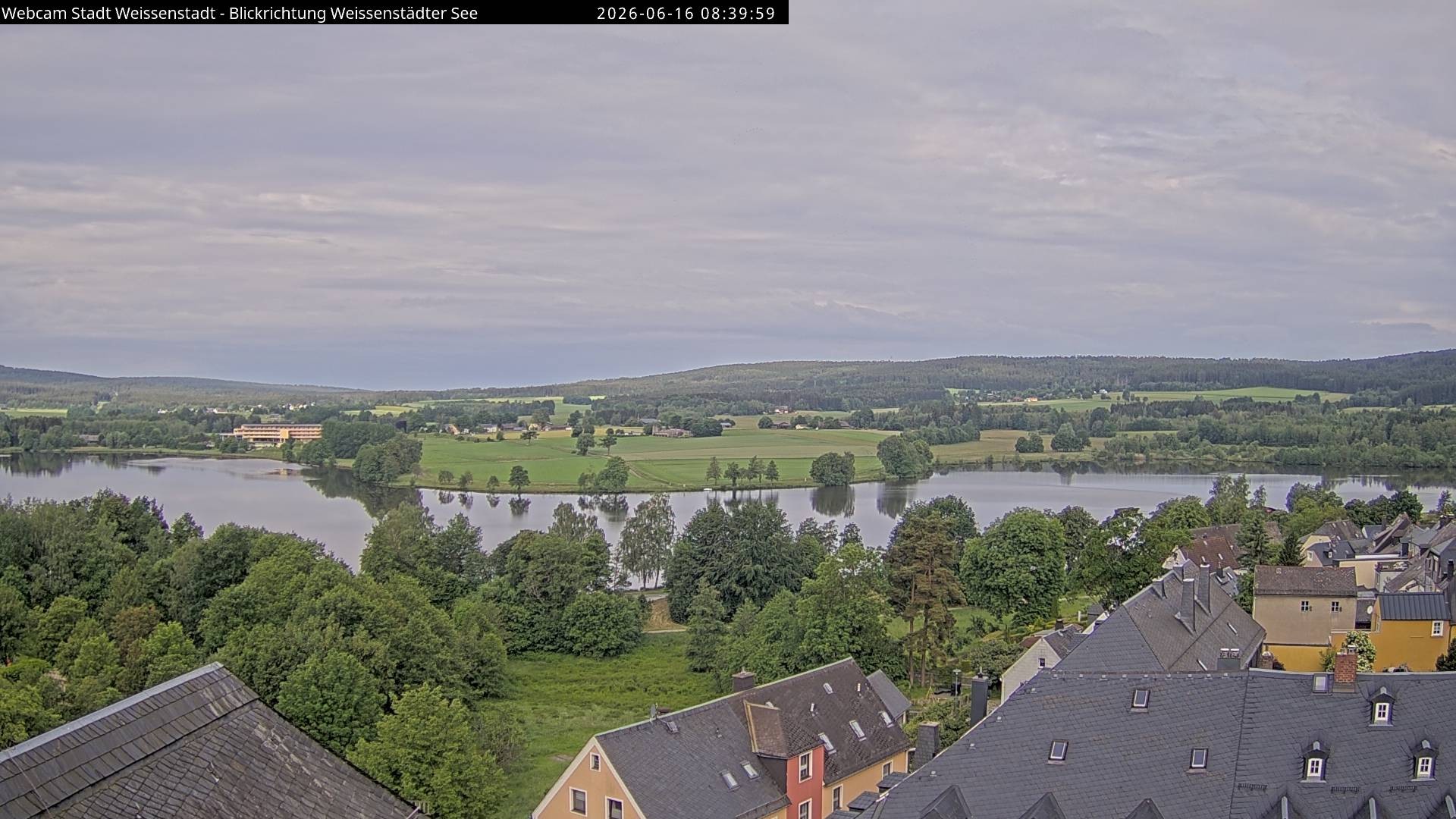 Archiv Foto Webcam Blick auf den Weißenstädter See