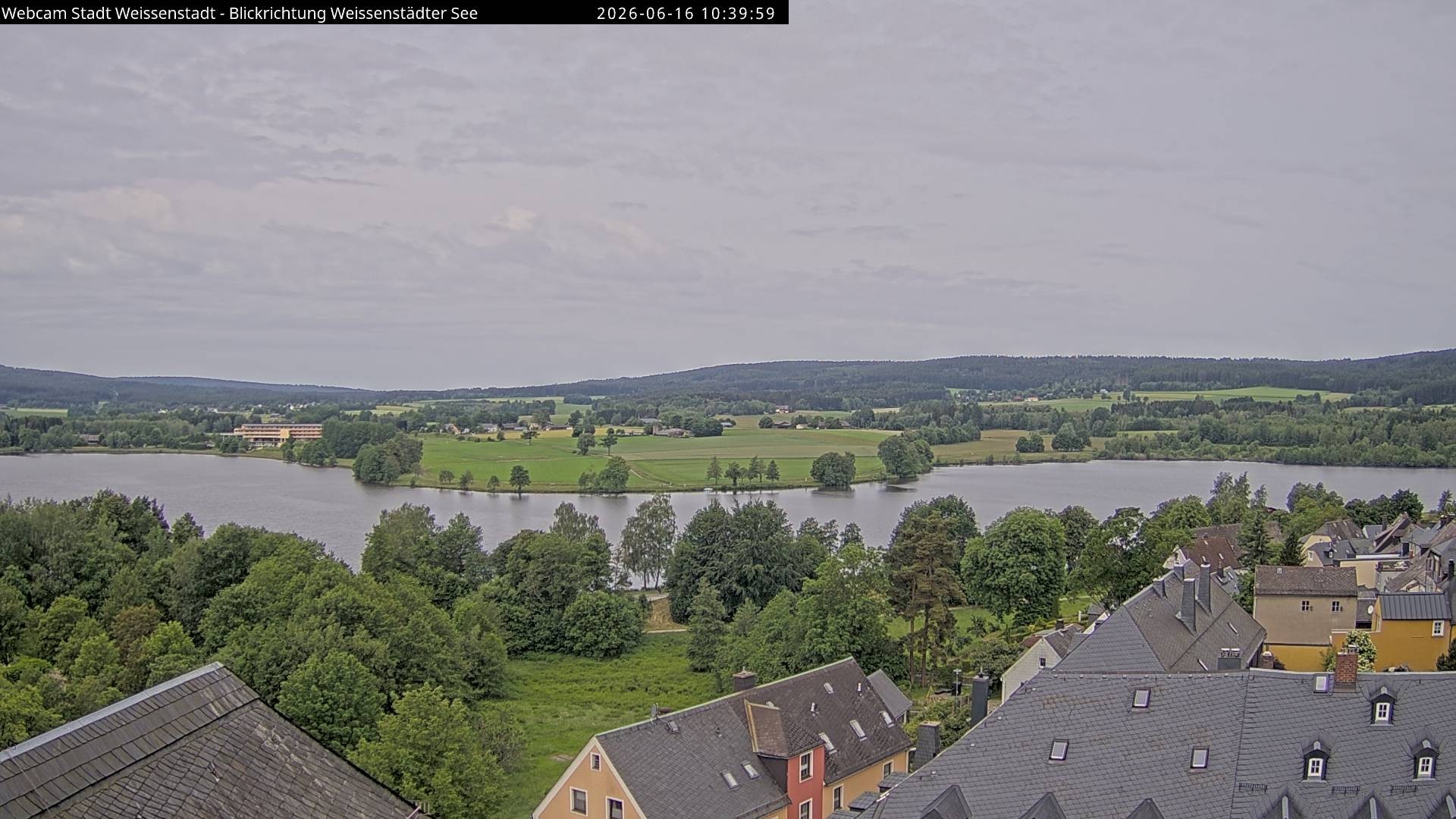 Archiv Foto Webcam Blick auf den Weißenstädter See