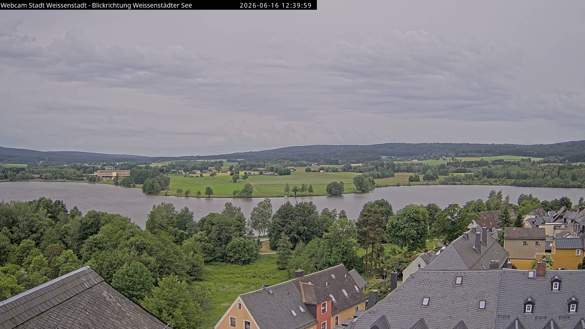 Archiv Foto Webcam Blick auf den Weißenstädter See
